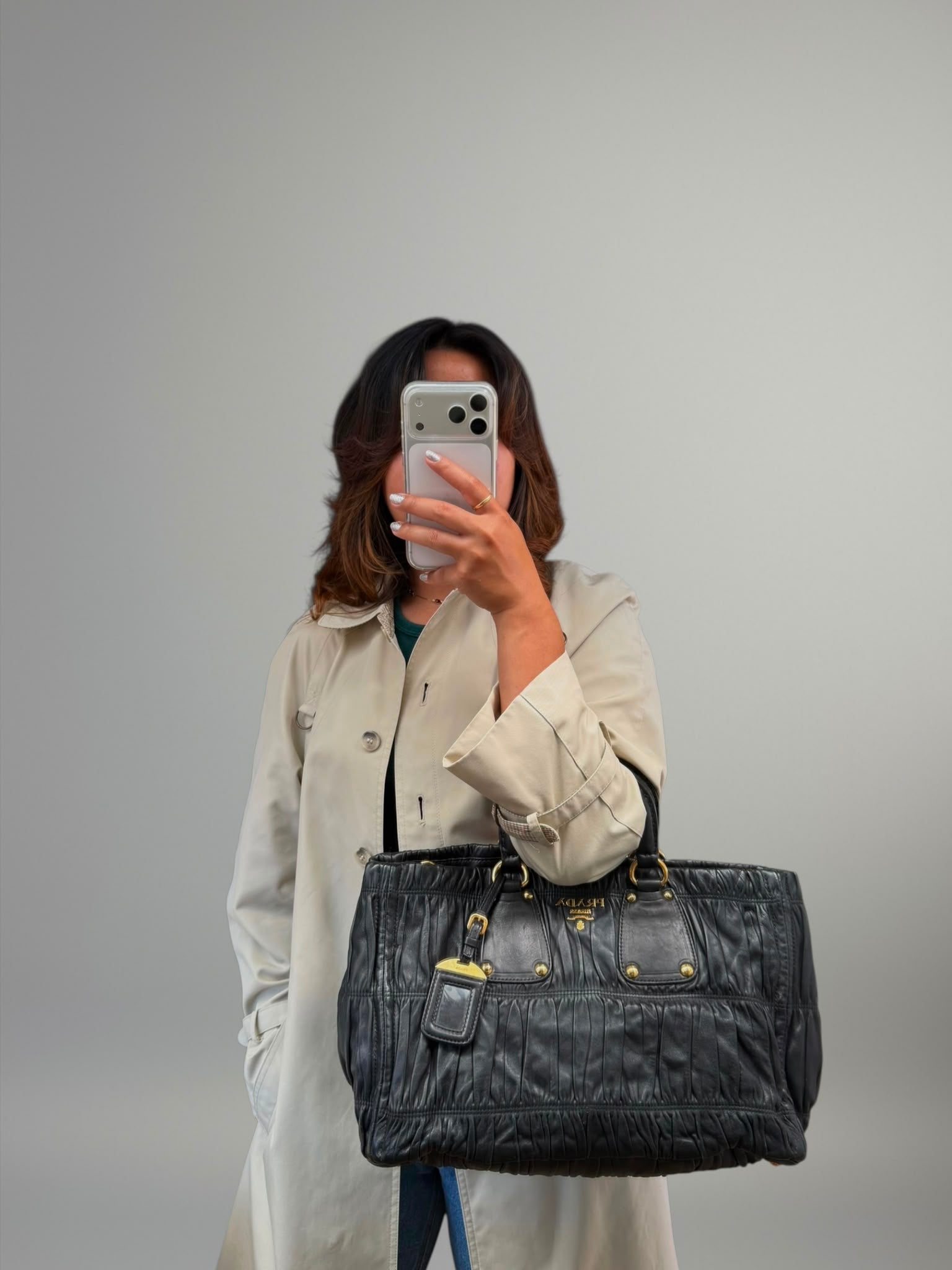 Prada Gaufre Nappa Tote