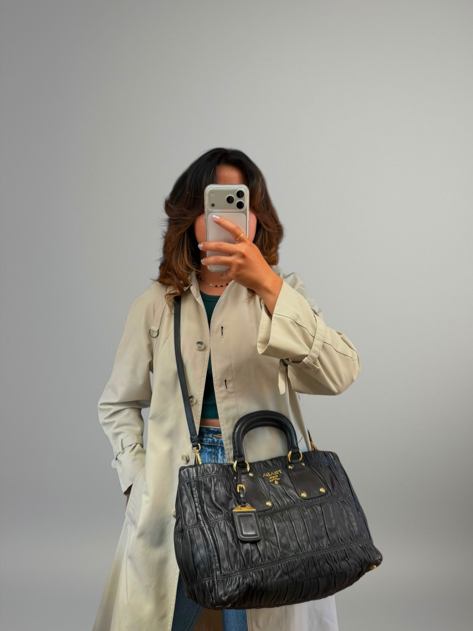 Prada Gaufre Nappa Tote