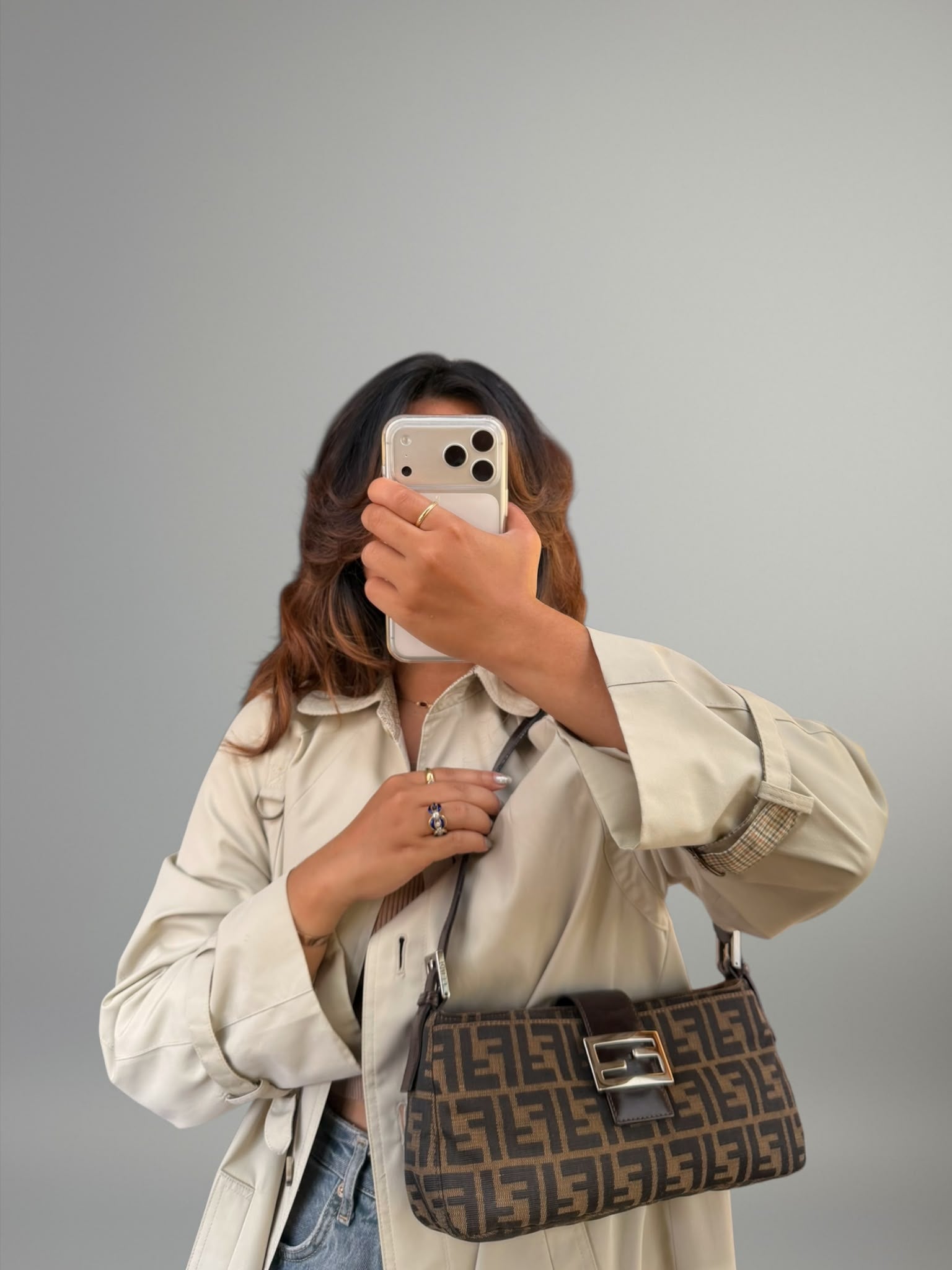 Fendi Baguette Zucca