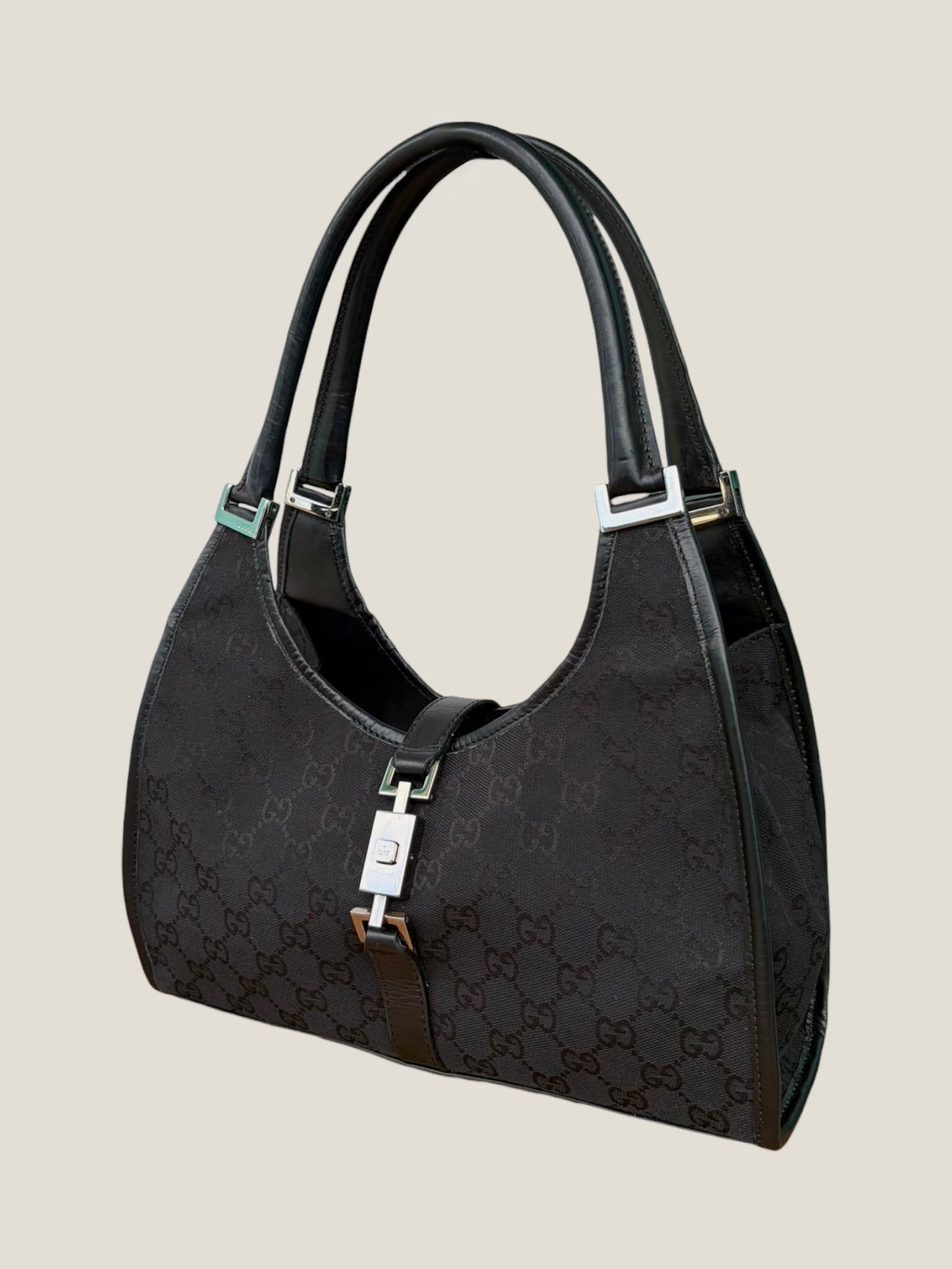 Gucci Jackie Bardot GG Canvas