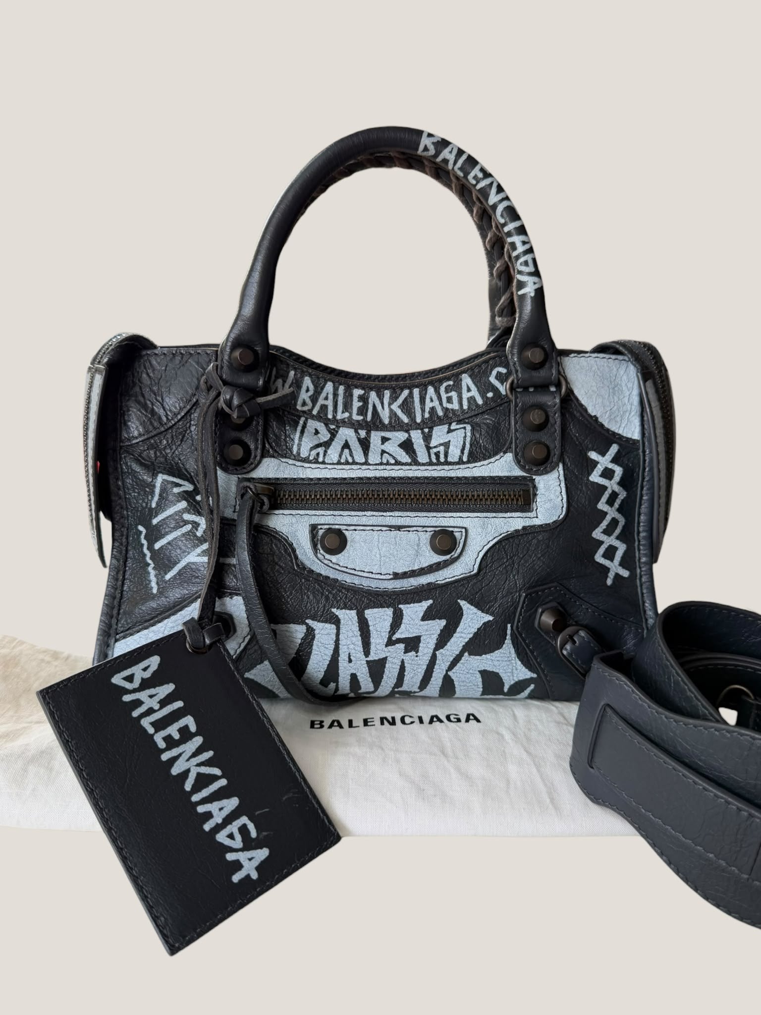 Balenciaga City Graffiti mini