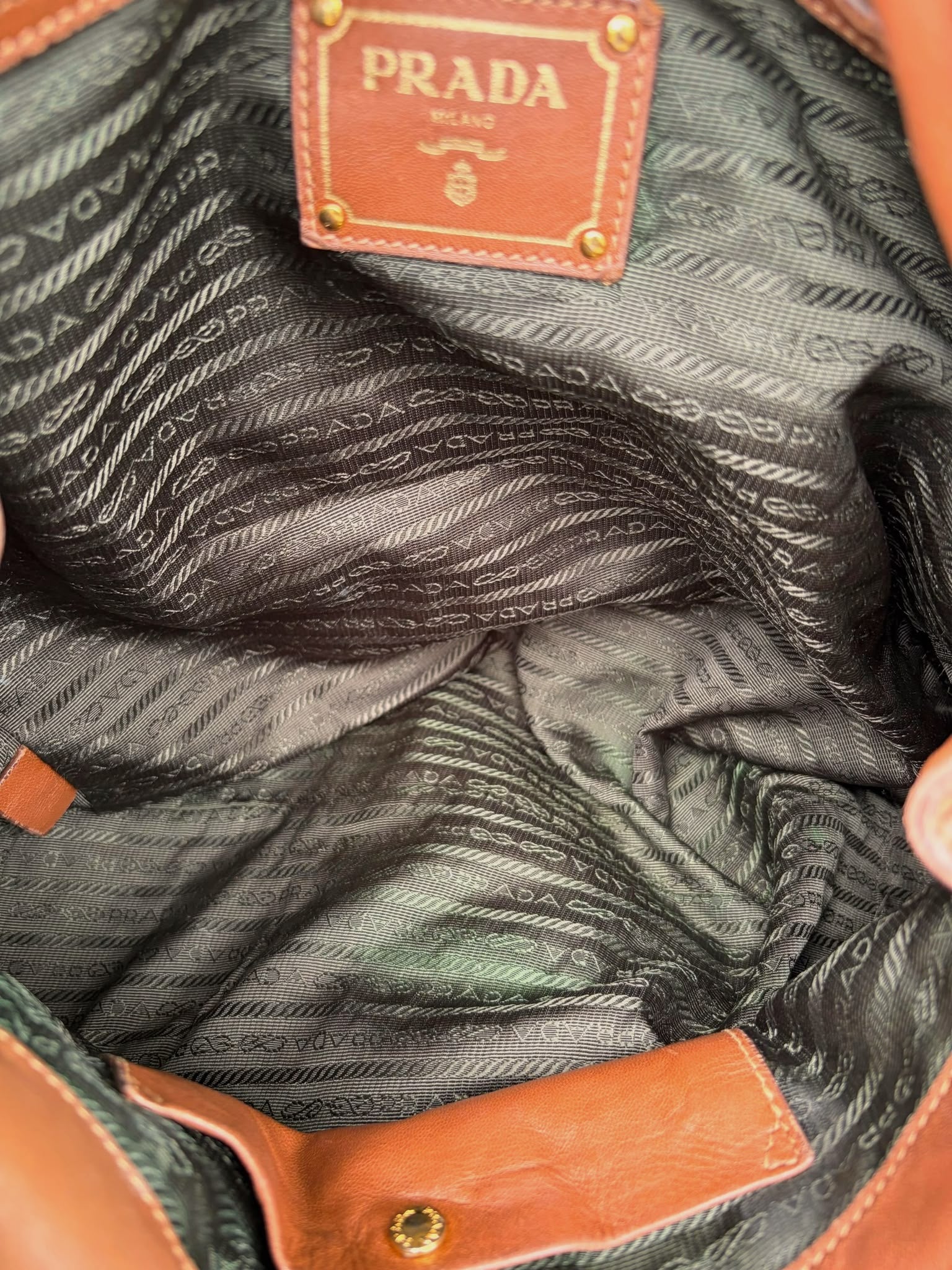 Prada Nappa Antique Tote