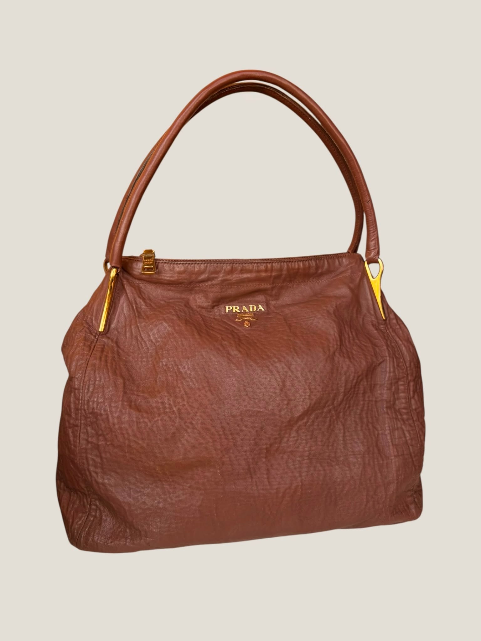 Prada Nappa Antique Tote
