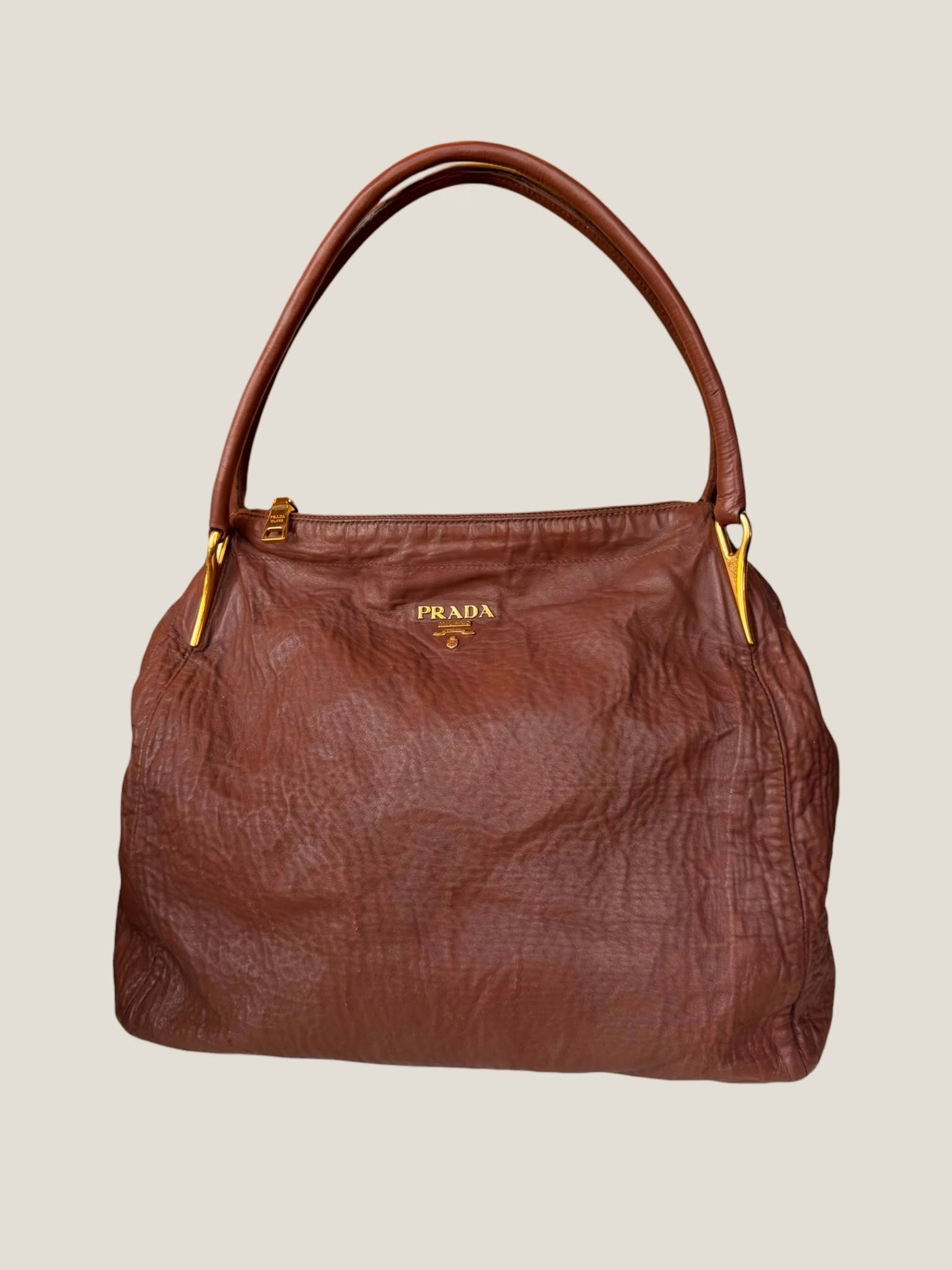 Prada Nappa Antique Tote