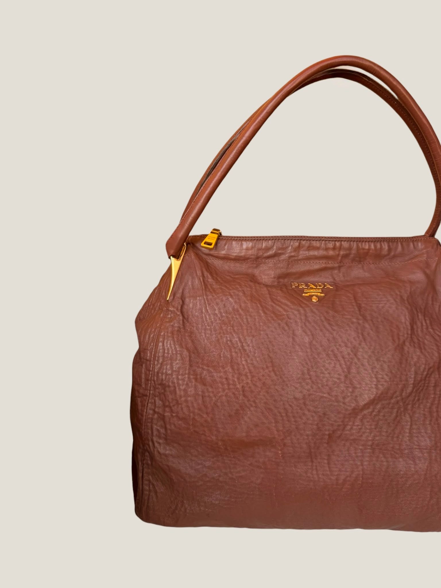 Prada Nappa Antique Tote