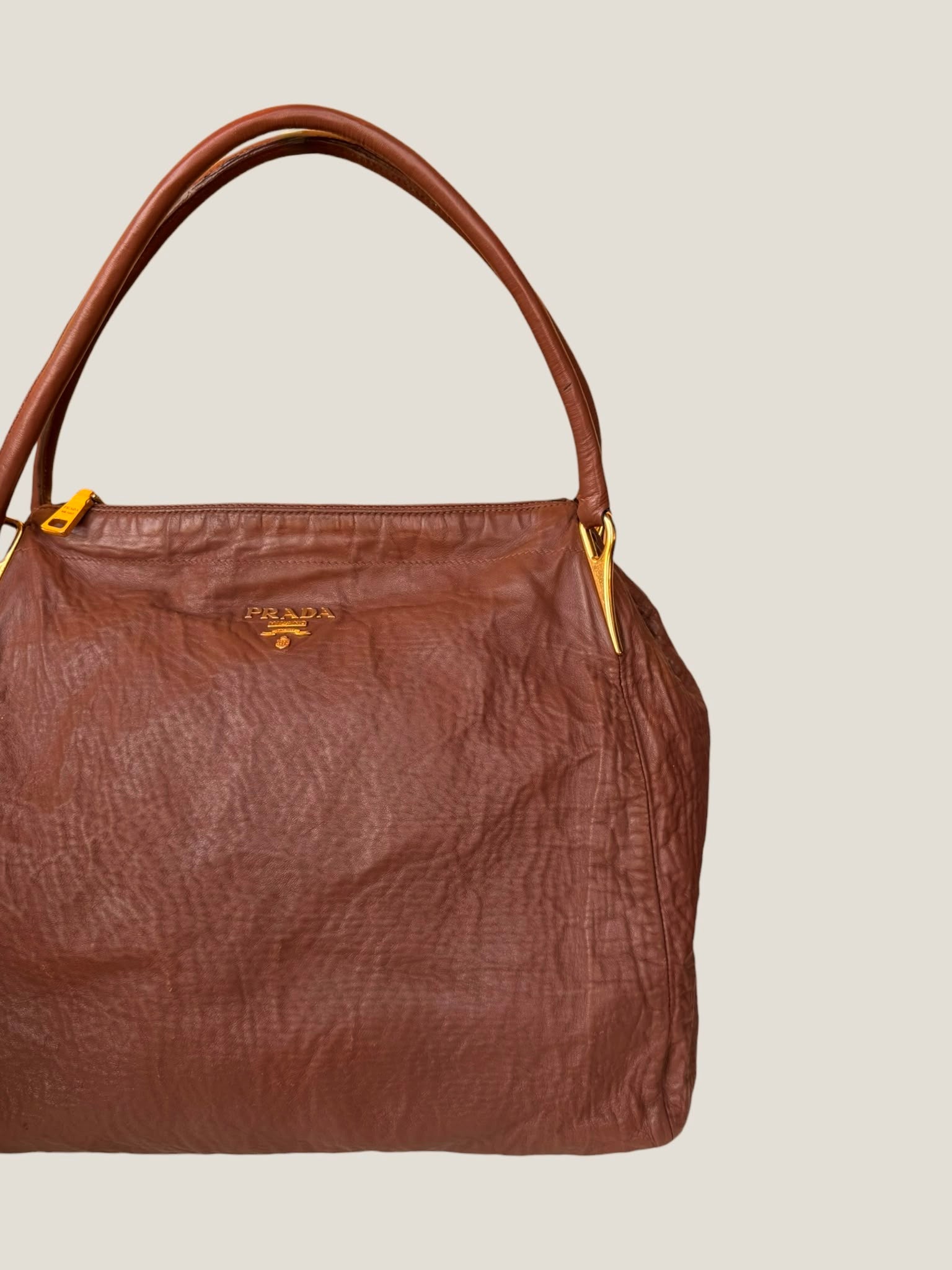 Prada Nappa Antique Tote
