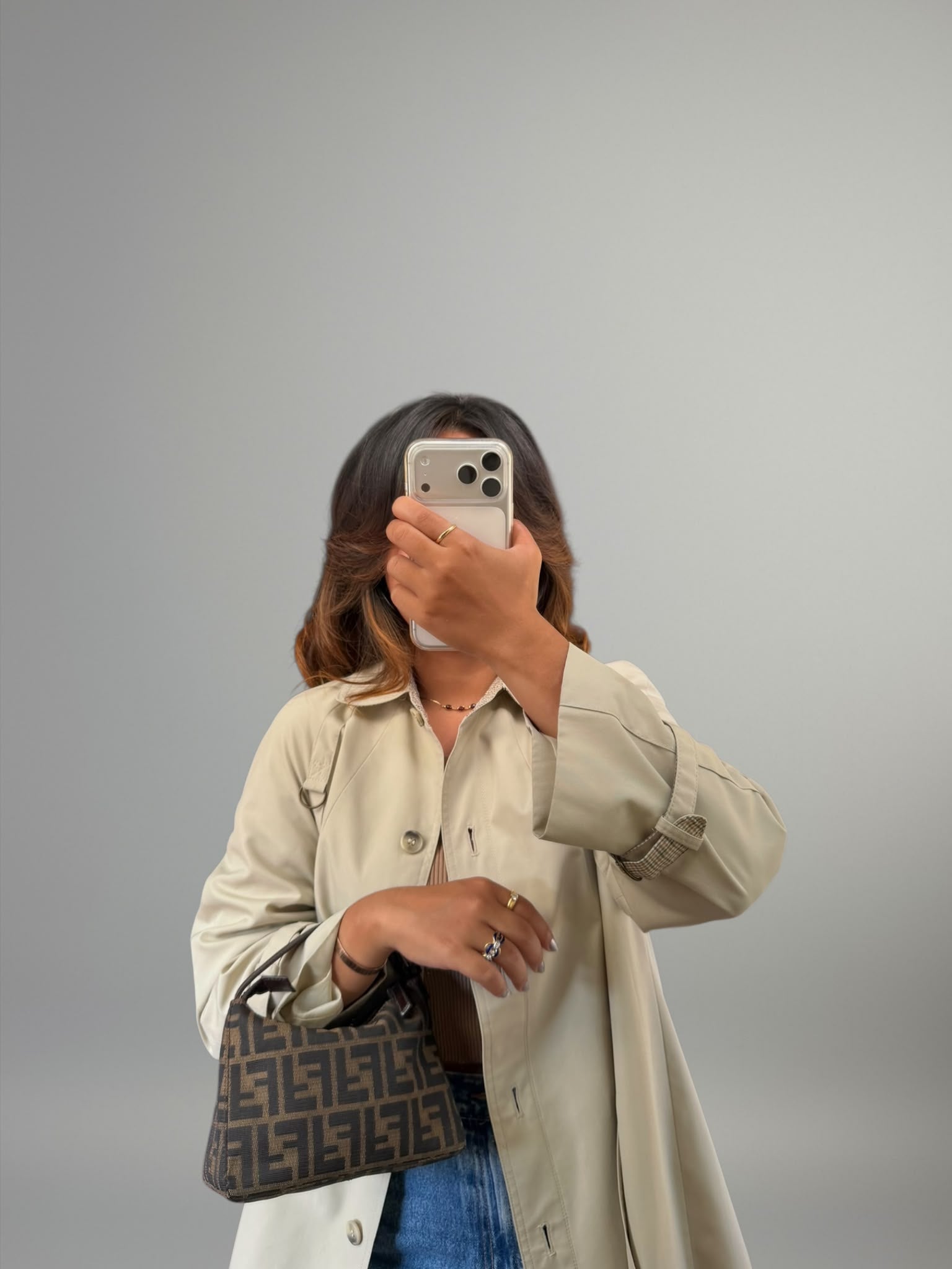 Fendi Zucca Mini Pochette