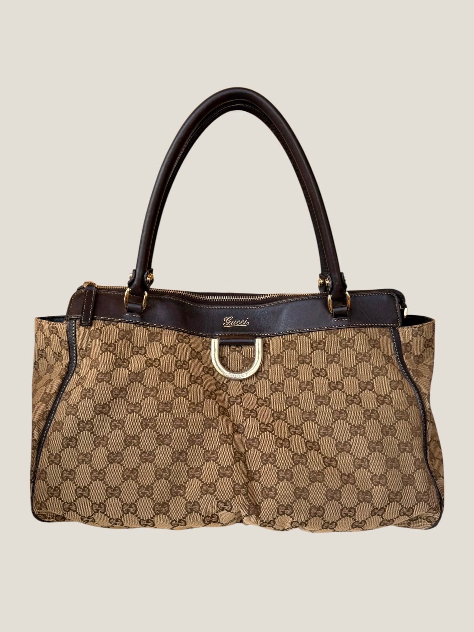 Gucci Abbey D-Ring GG Canvas Tote