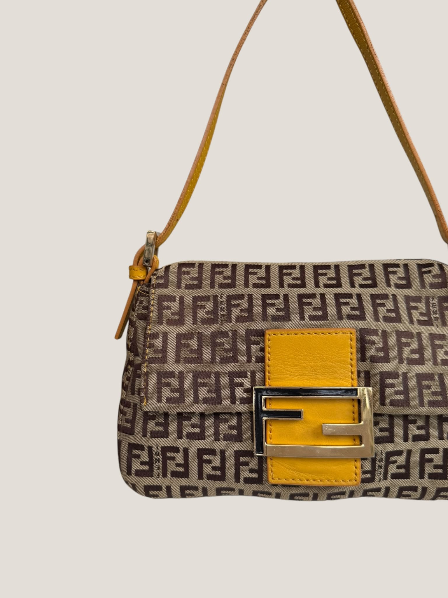 Fendi Zucchino Mini Baguette
