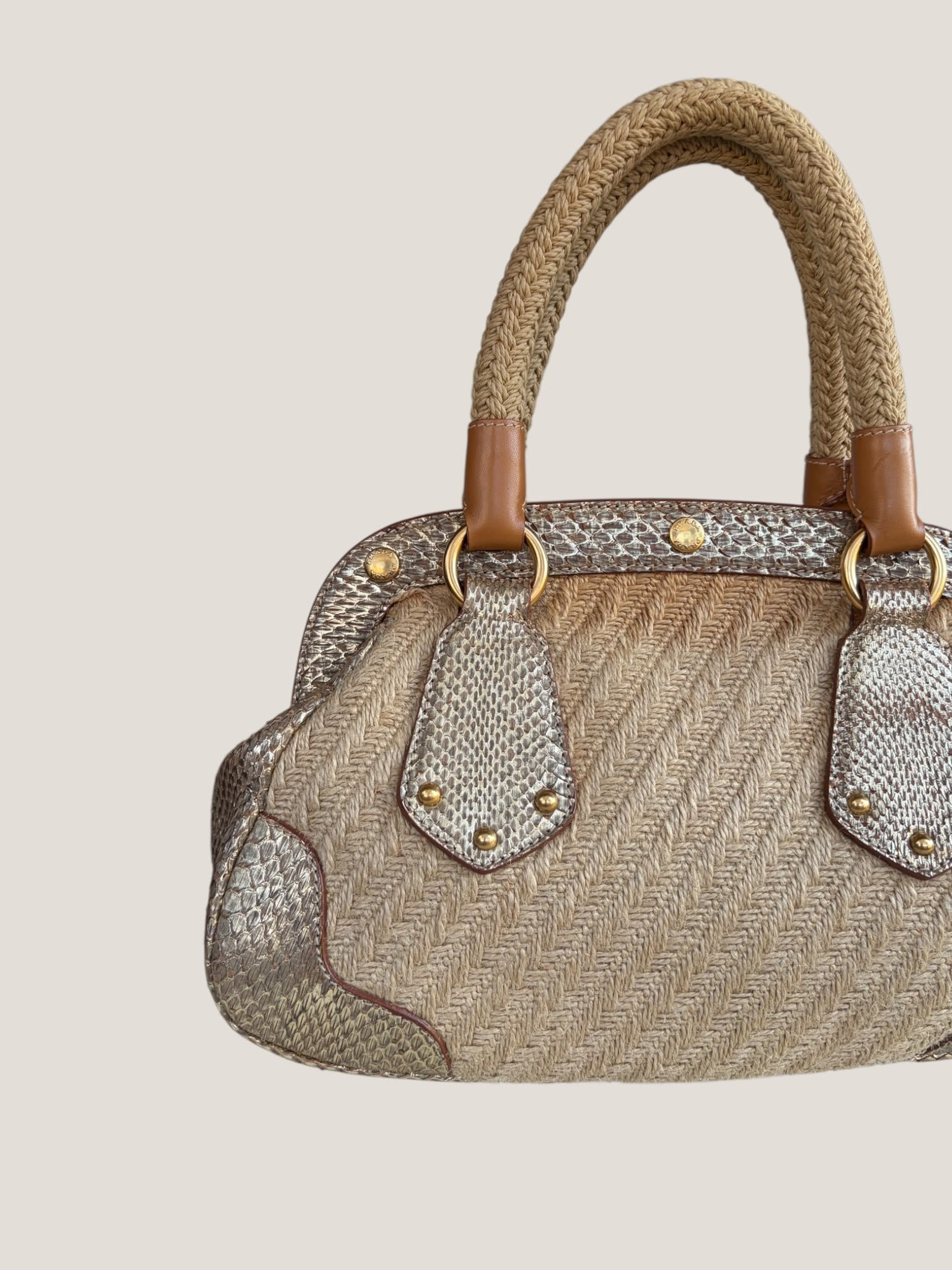 Prada Raffia e Pitone