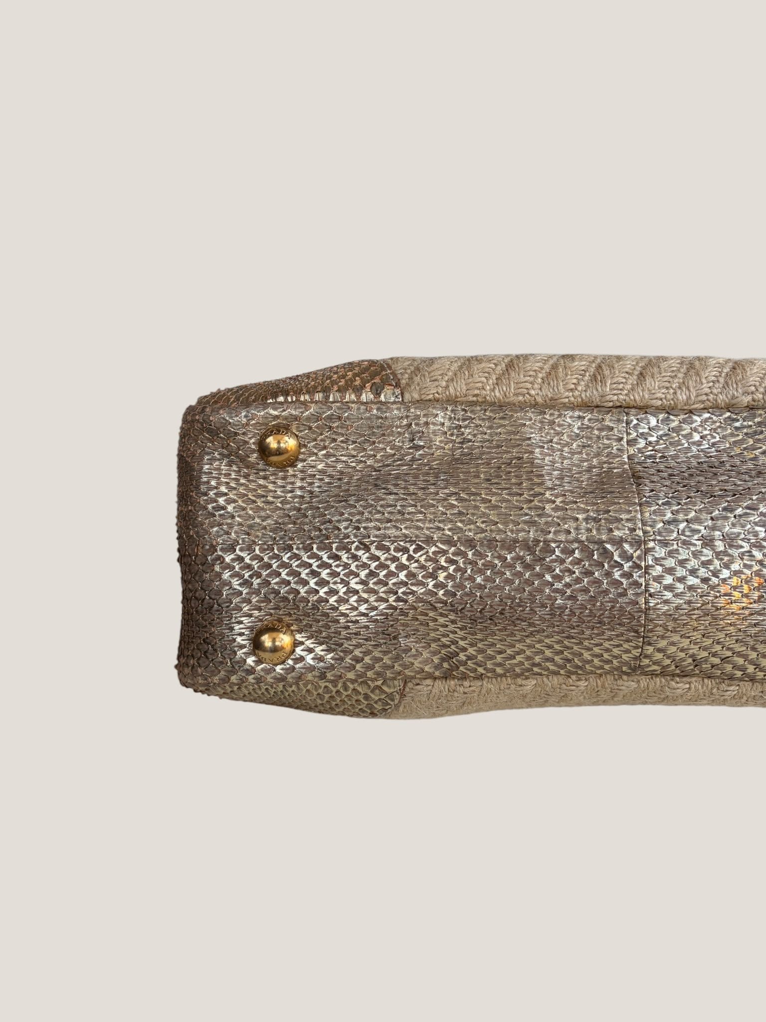 Prada Raffia e Pitone