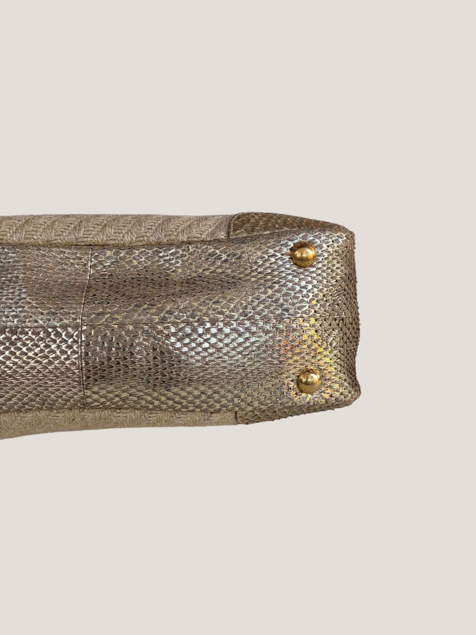 Prada Raffia e Pitone