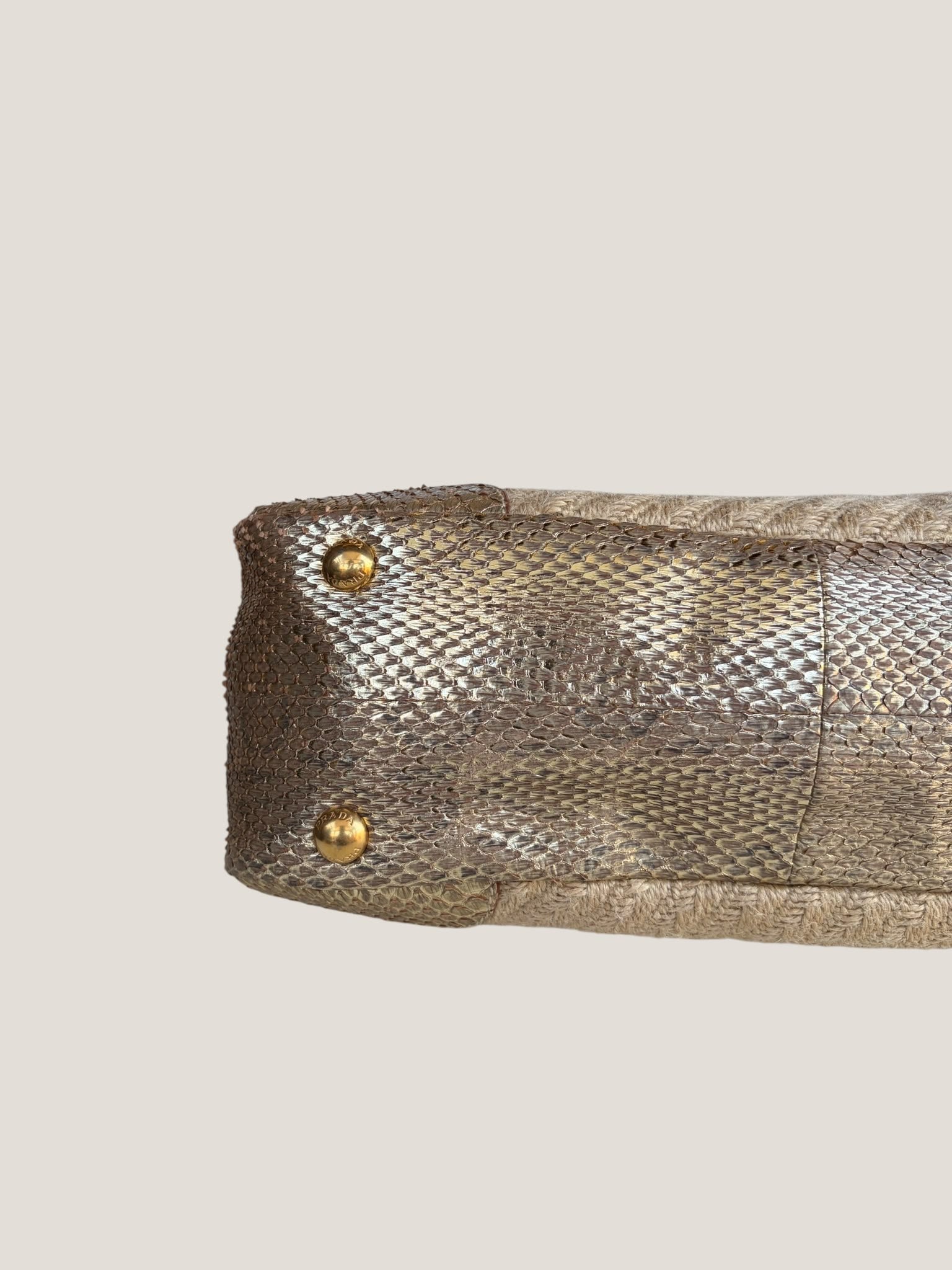 Prada Raffia e Pitone