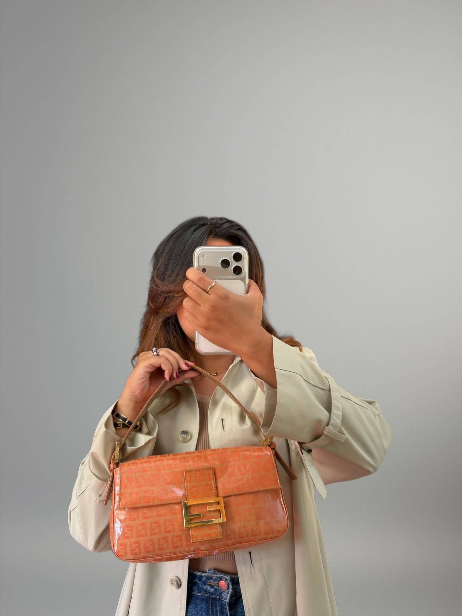 Fendi Baguette Zucchino Crystal