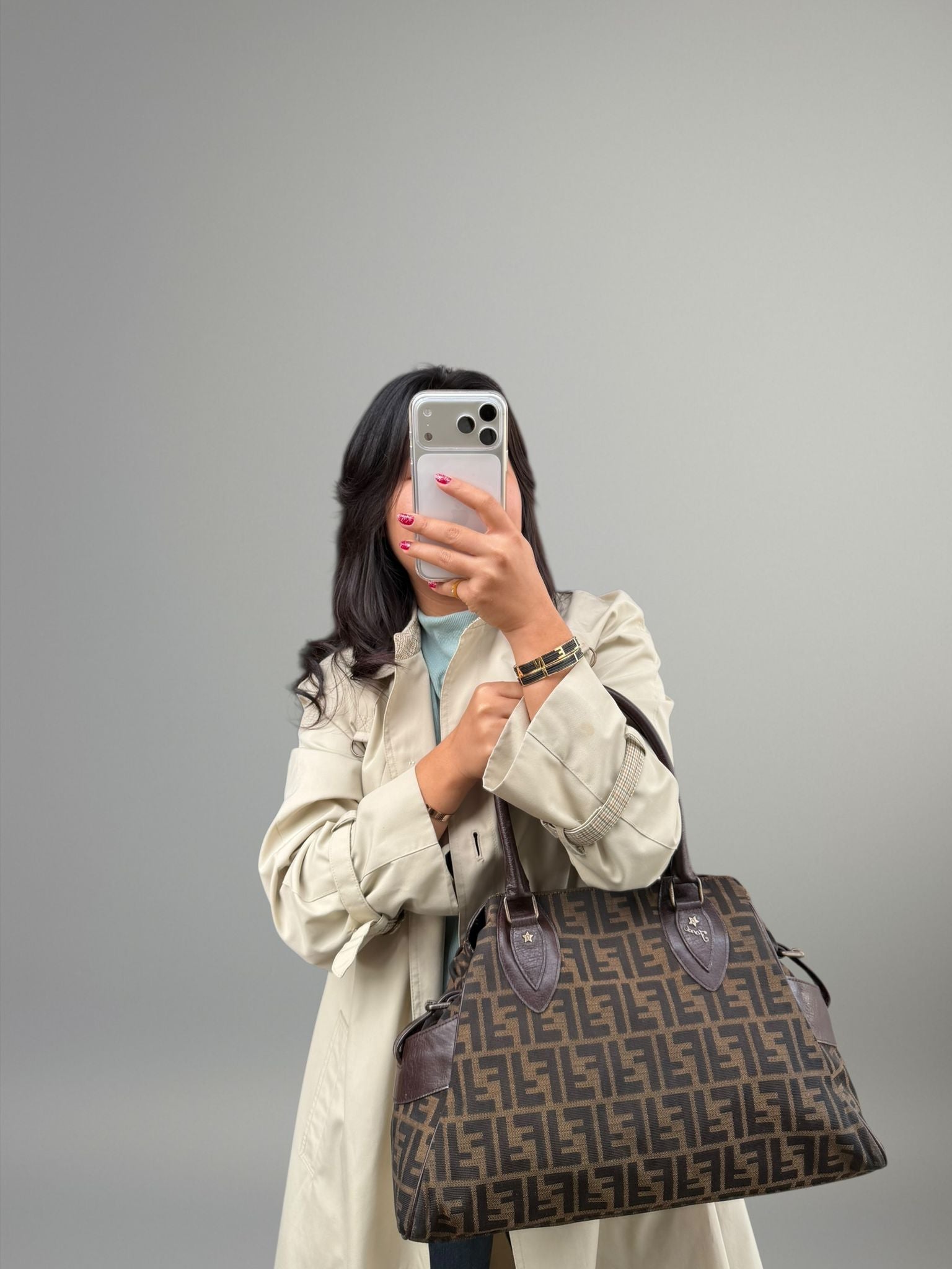 Fendi Tobacco Zucca Tote