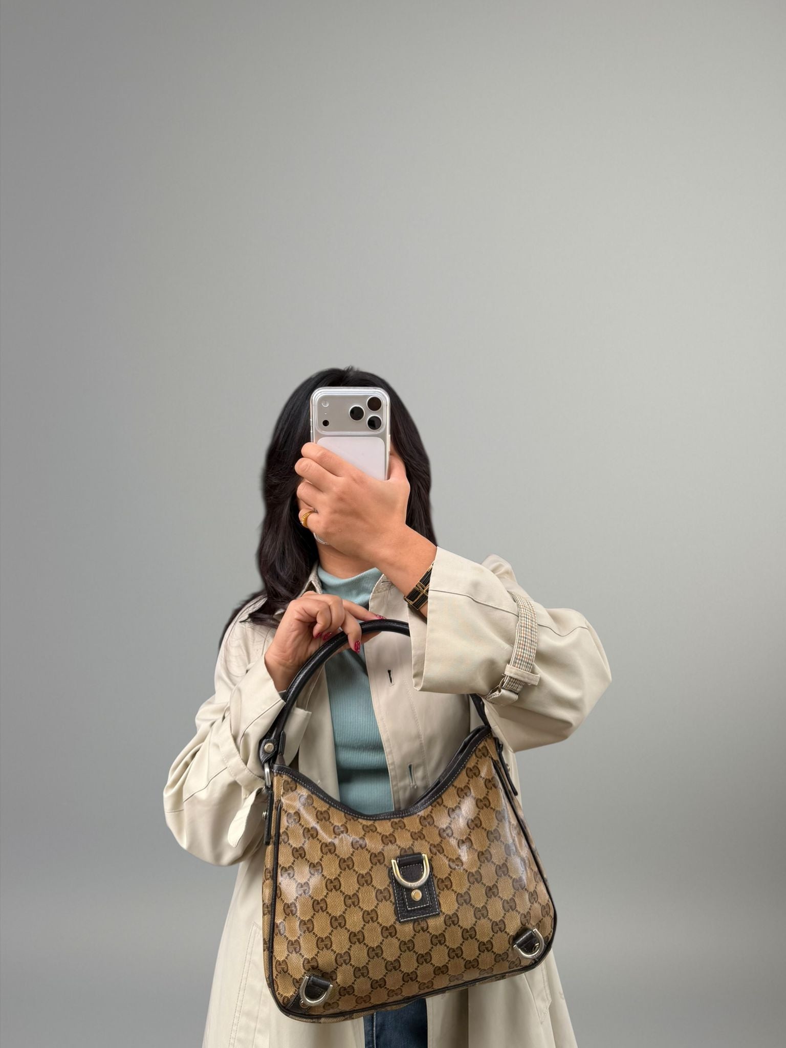 Gucci D-Ring GG Crystal