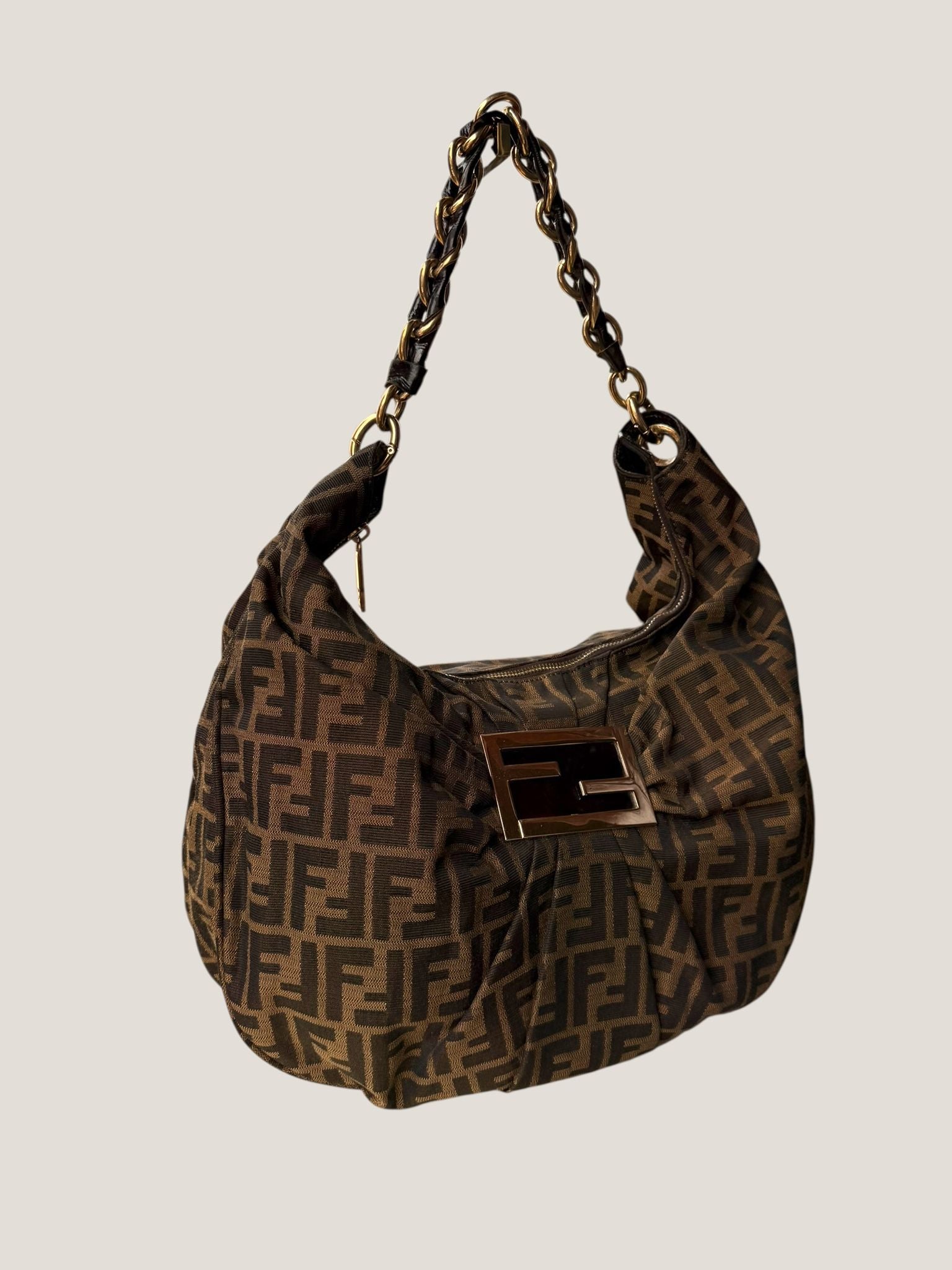 Fendi Baguette Zucca Hobo