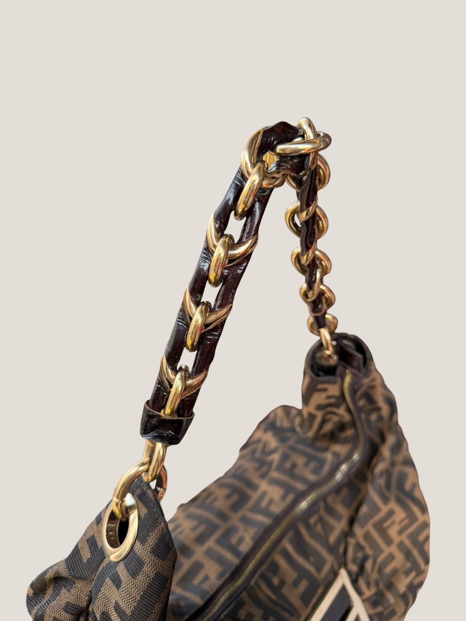 Fendi Baguette Zucca Hobo