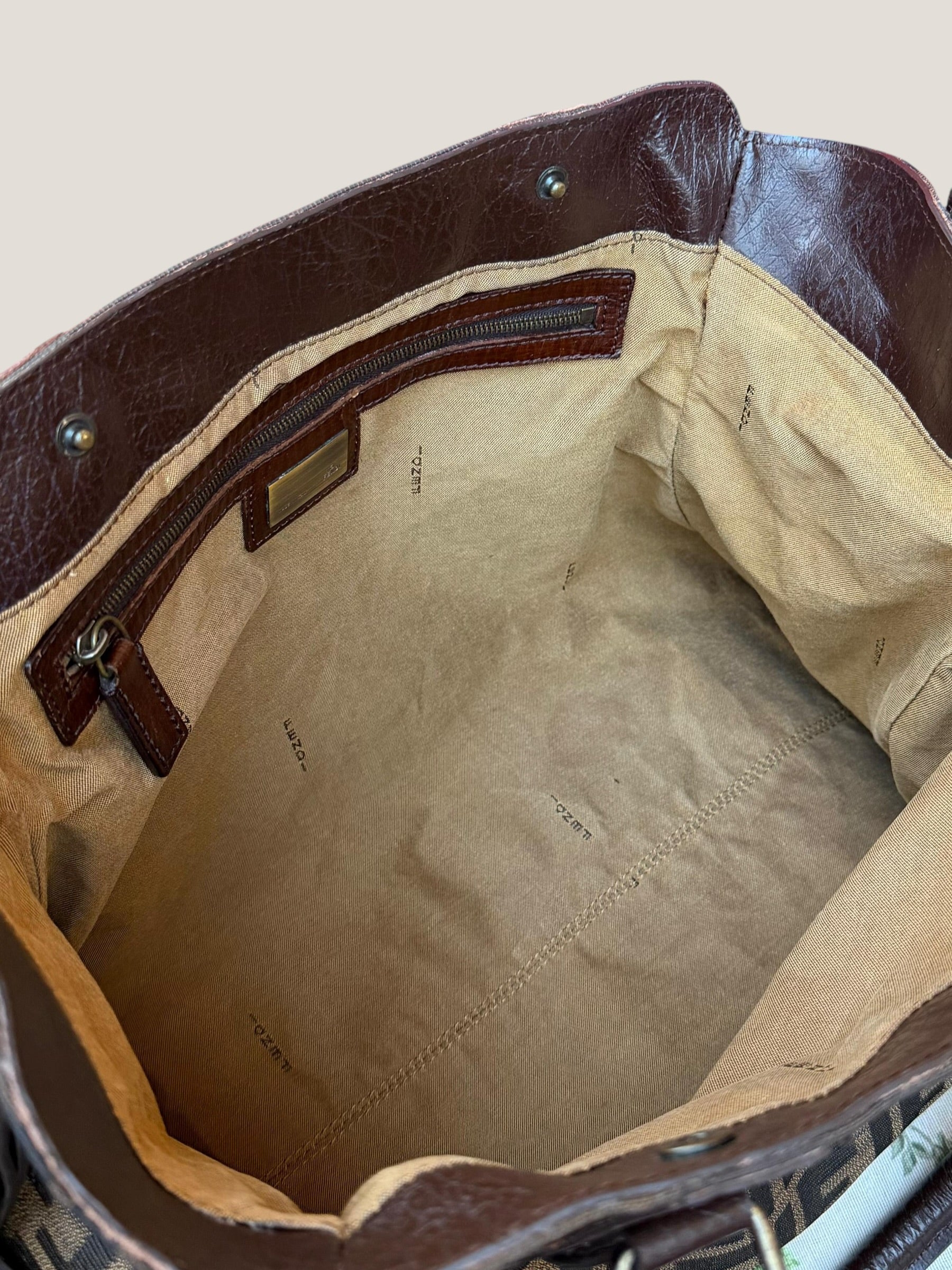 Fendi Tobacco Zucca Tote