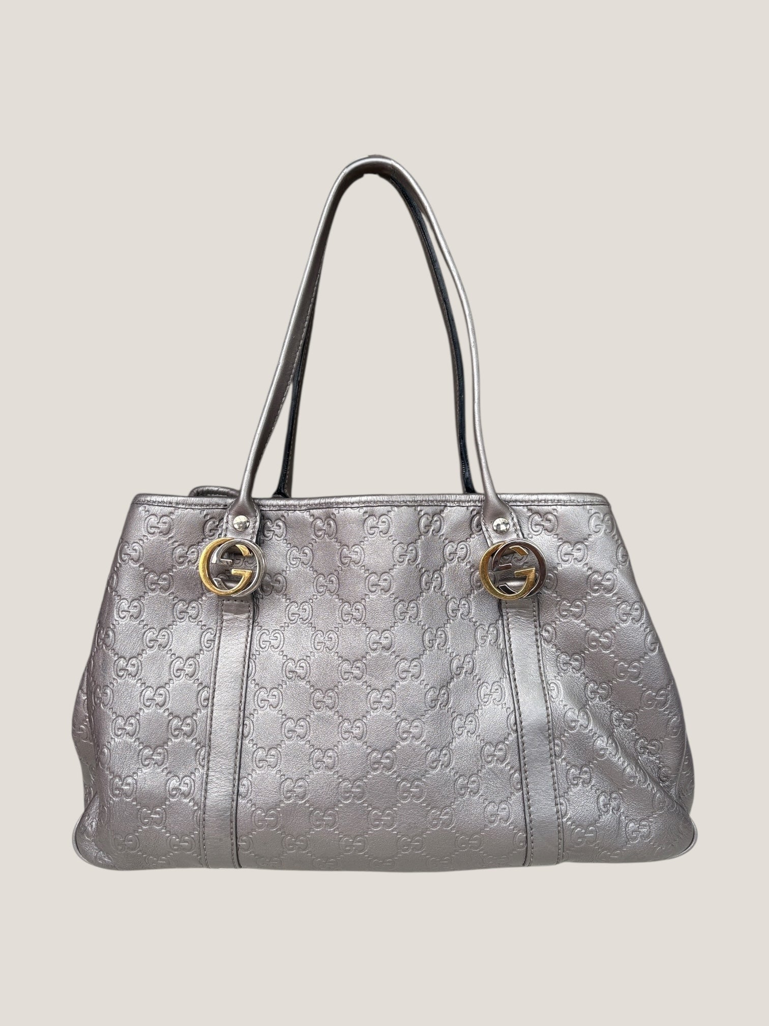 Gucci Metallic GG Twins Tote