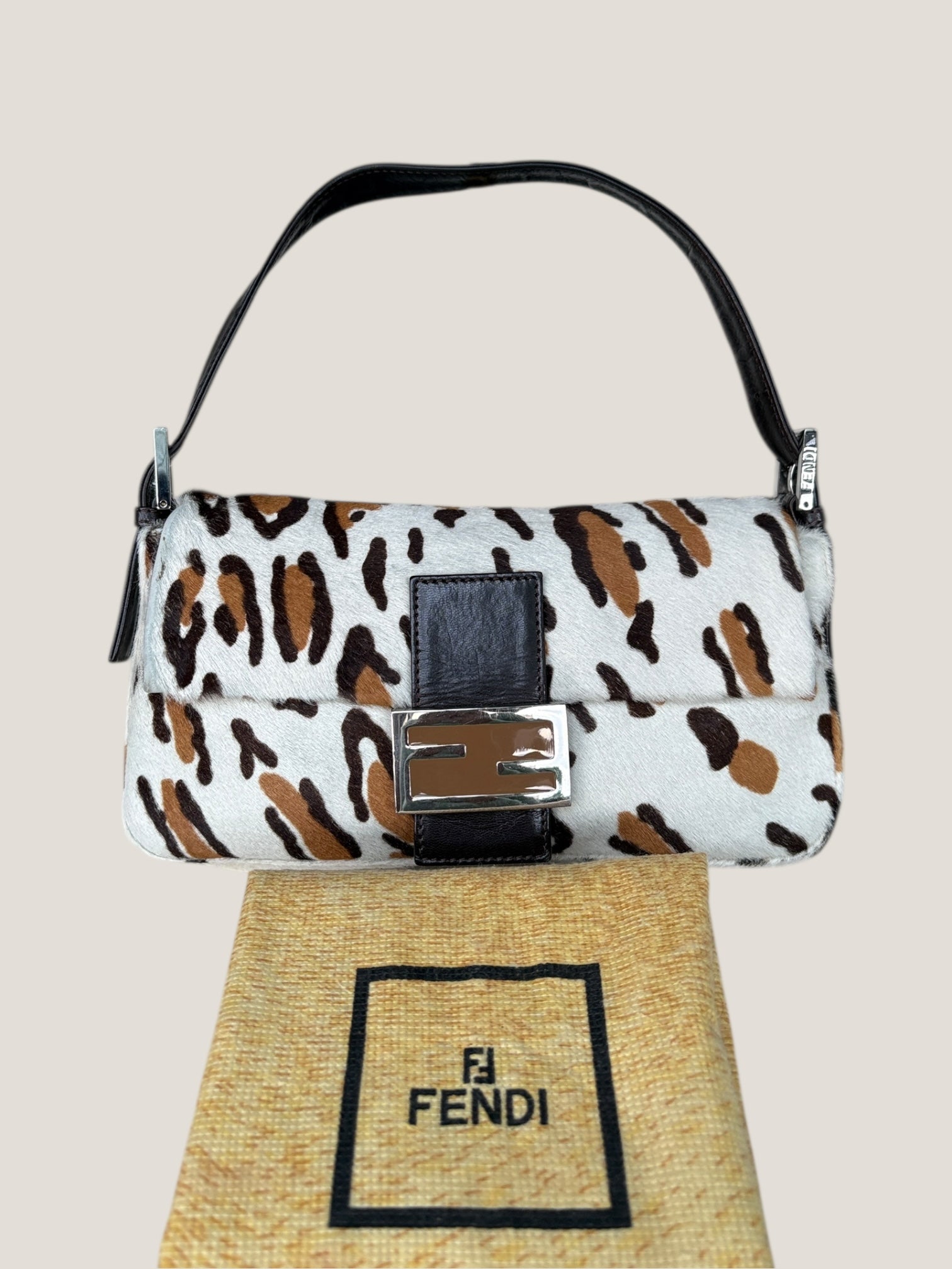 Fendi Baguette Pony Hair Maculata