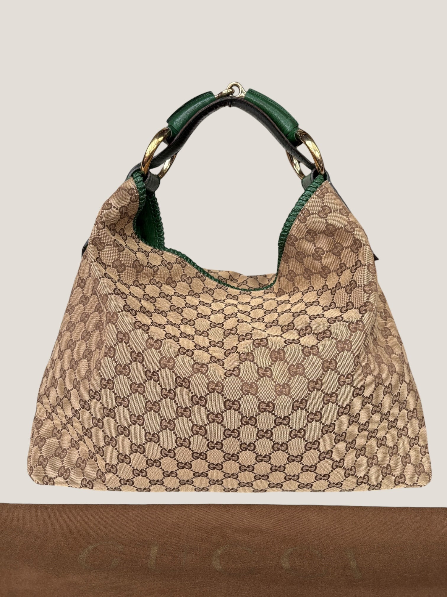 Gucci Hobo GG con manico Horsebit