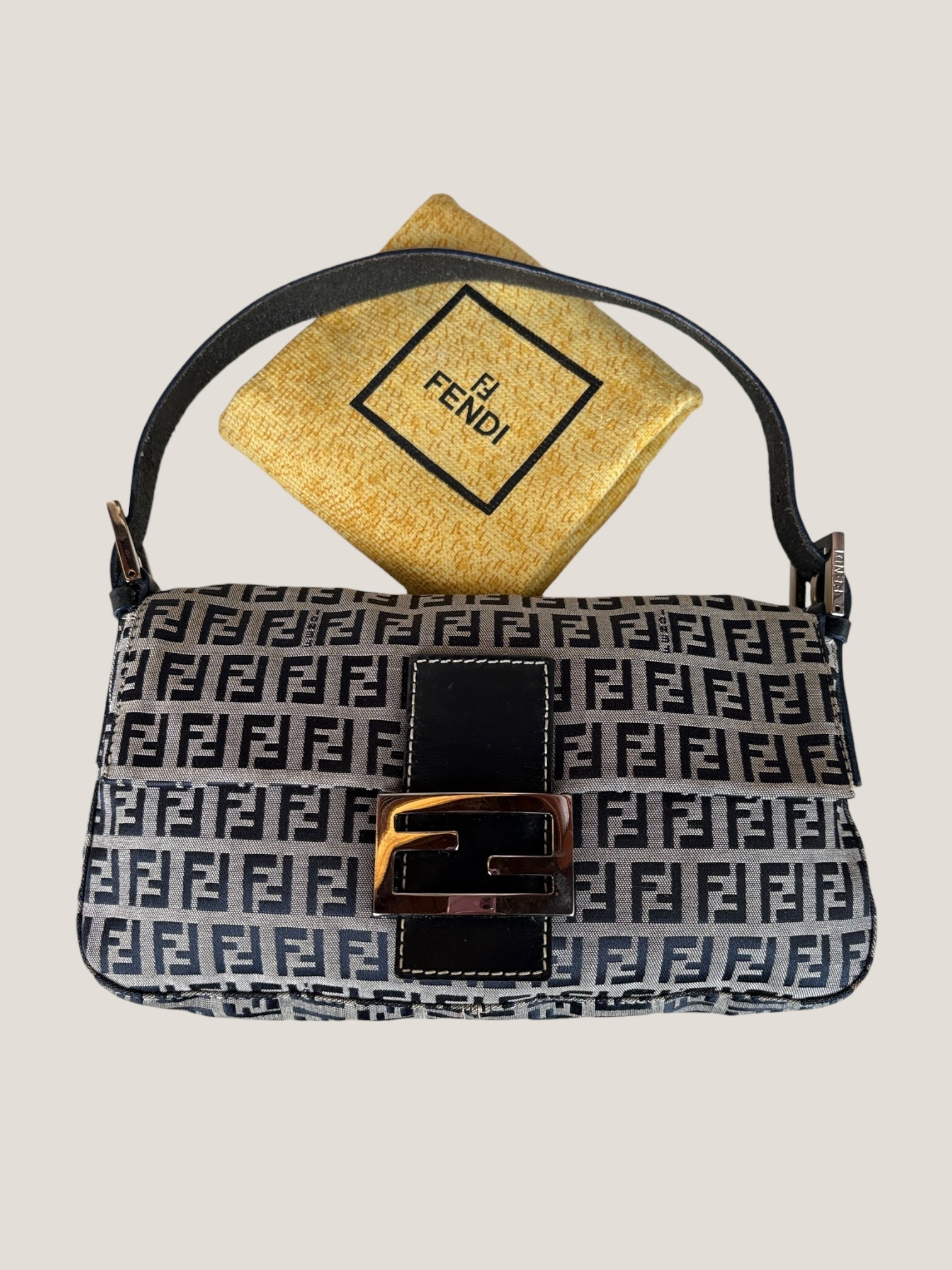 Fendi Baguette Zucchino Blu Notte