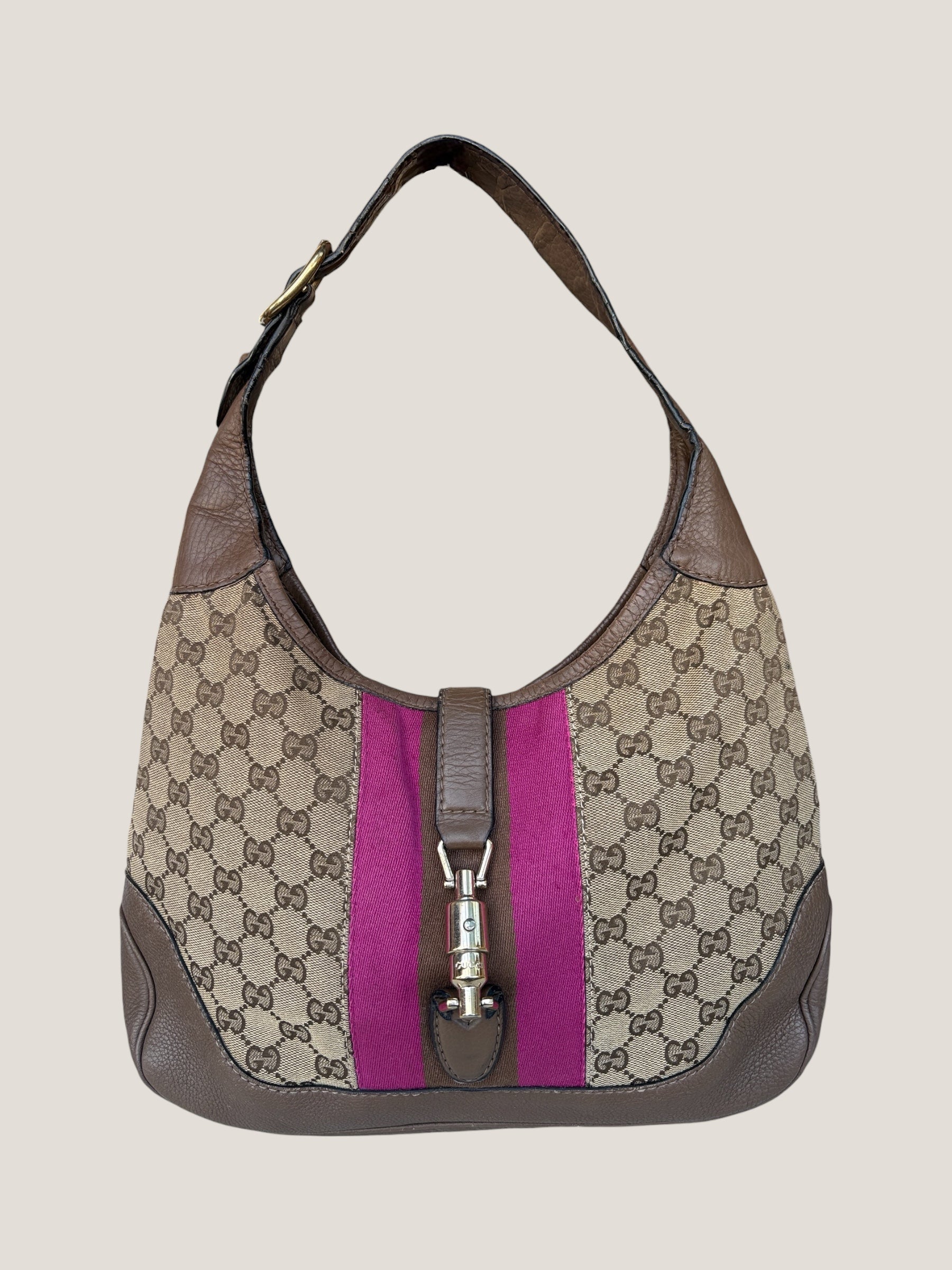 Gucci Jackie Rosa GG Canvas