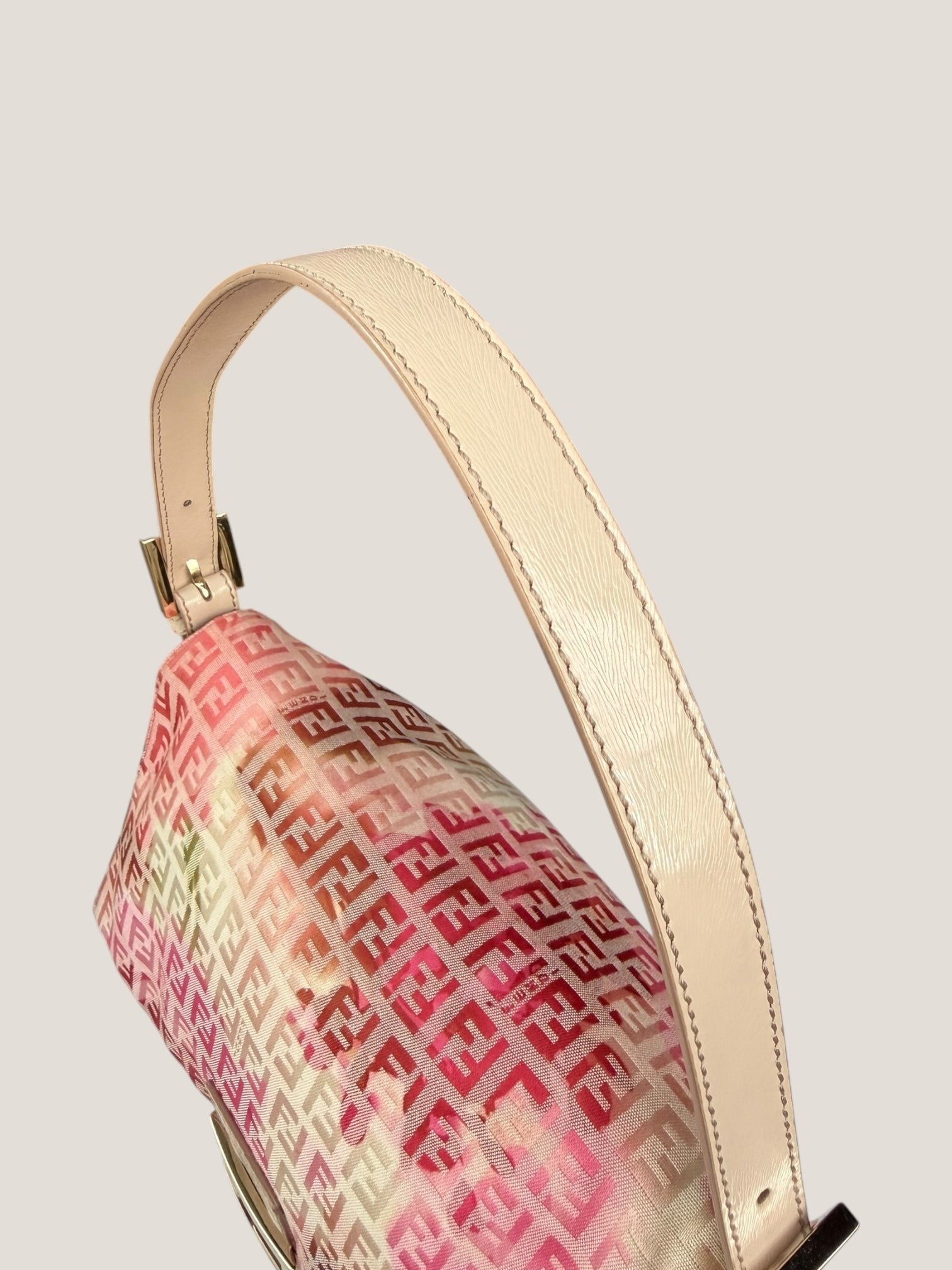Fendi Mamma Baguette Rosa Floreale