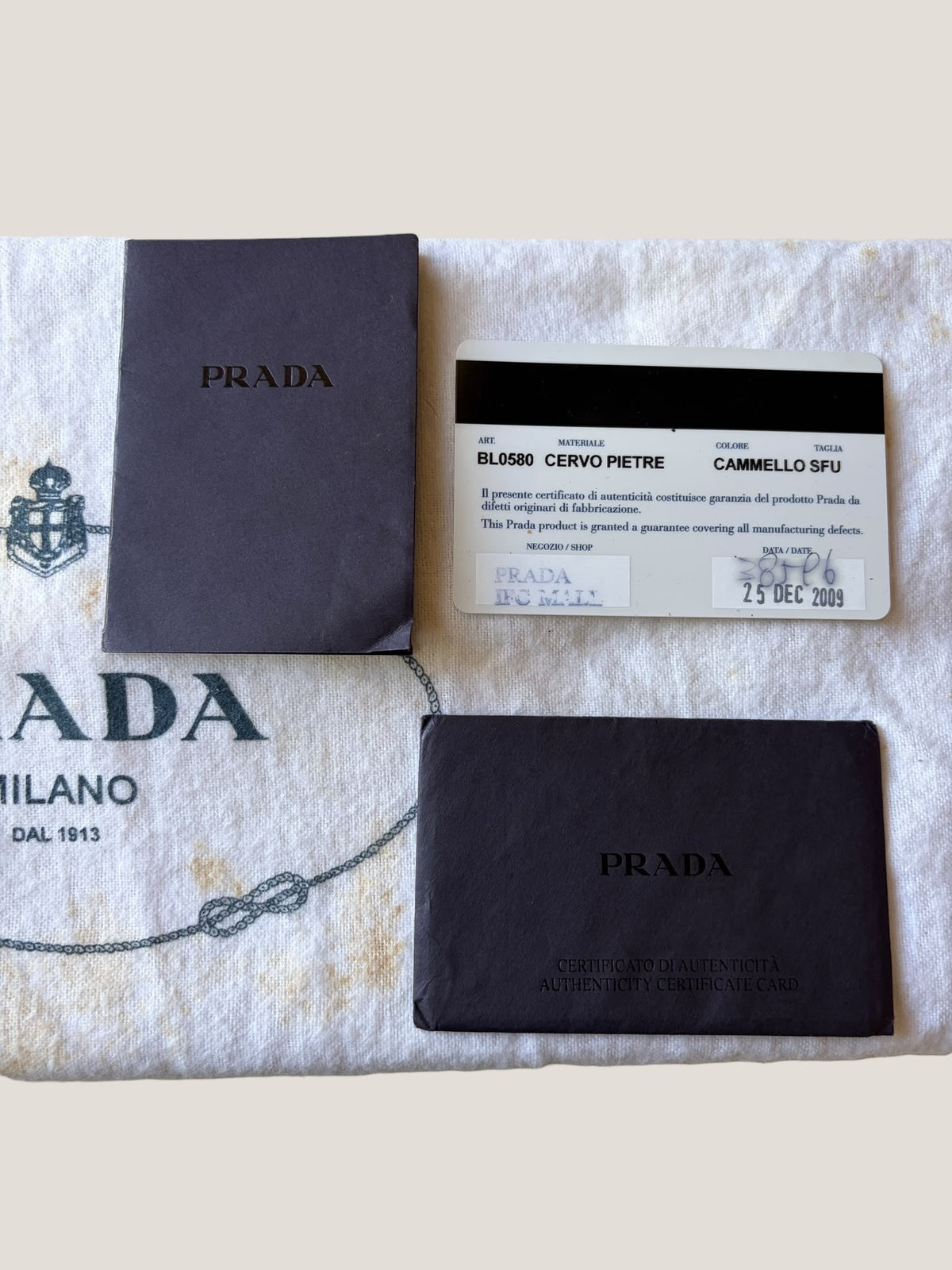 Prada Cervo Bauletto con Cristalli