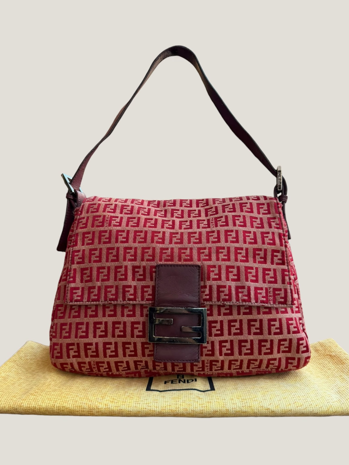 Fendi Mamma Baguette Zucchino