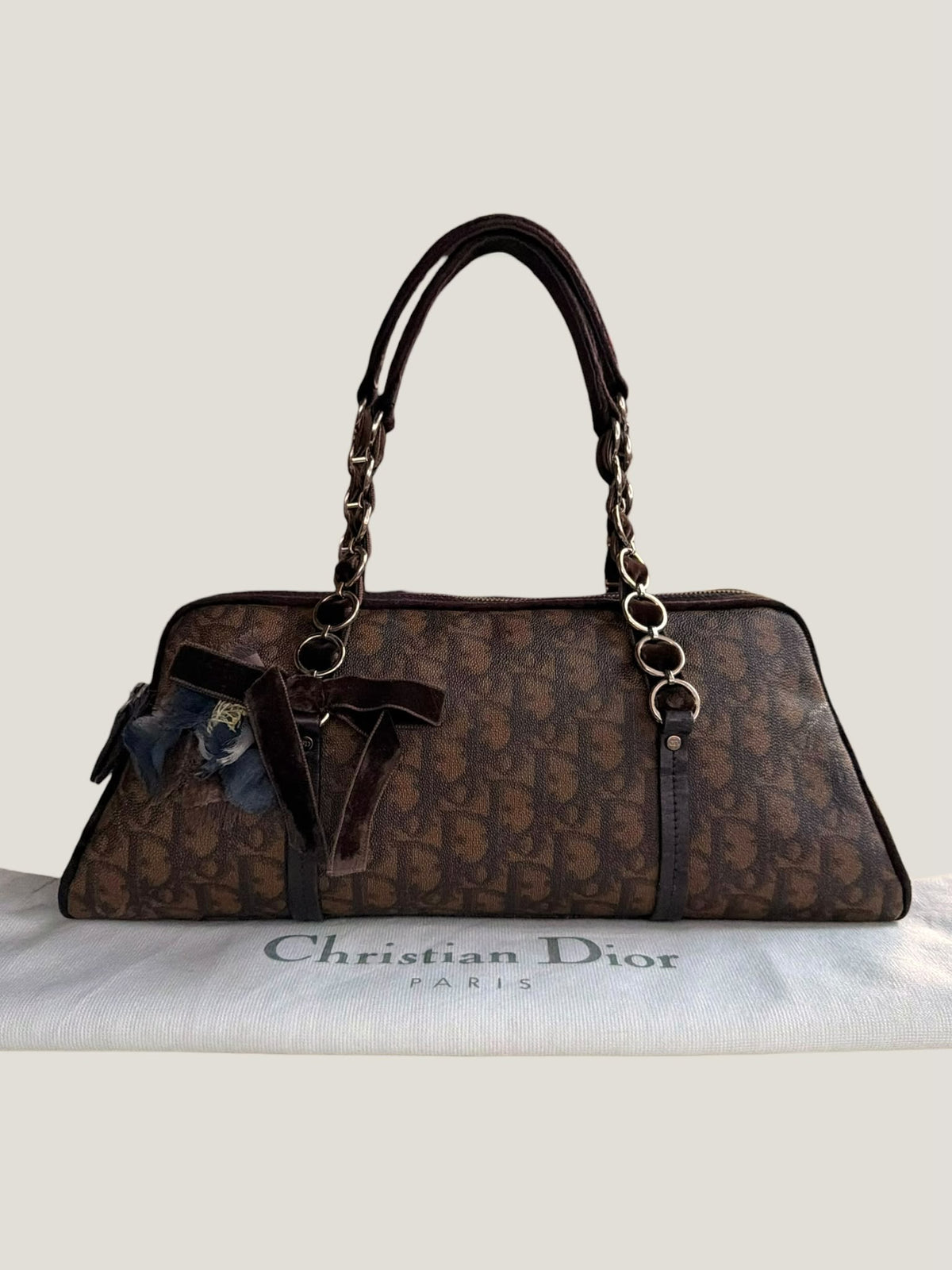 Christian Dior Romantique Trotter Boston Bag