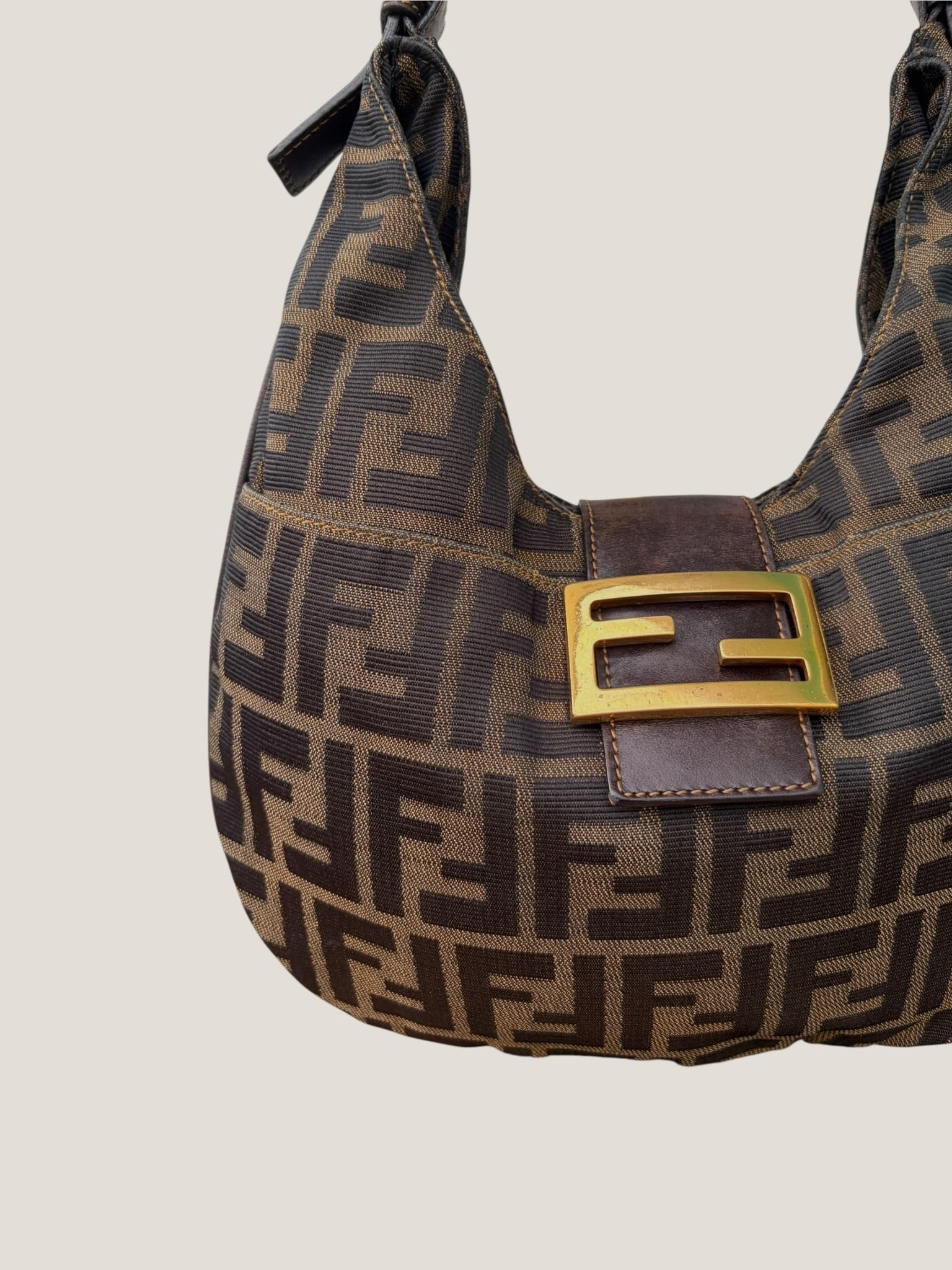 Fendi Baguette Zucca Hobo