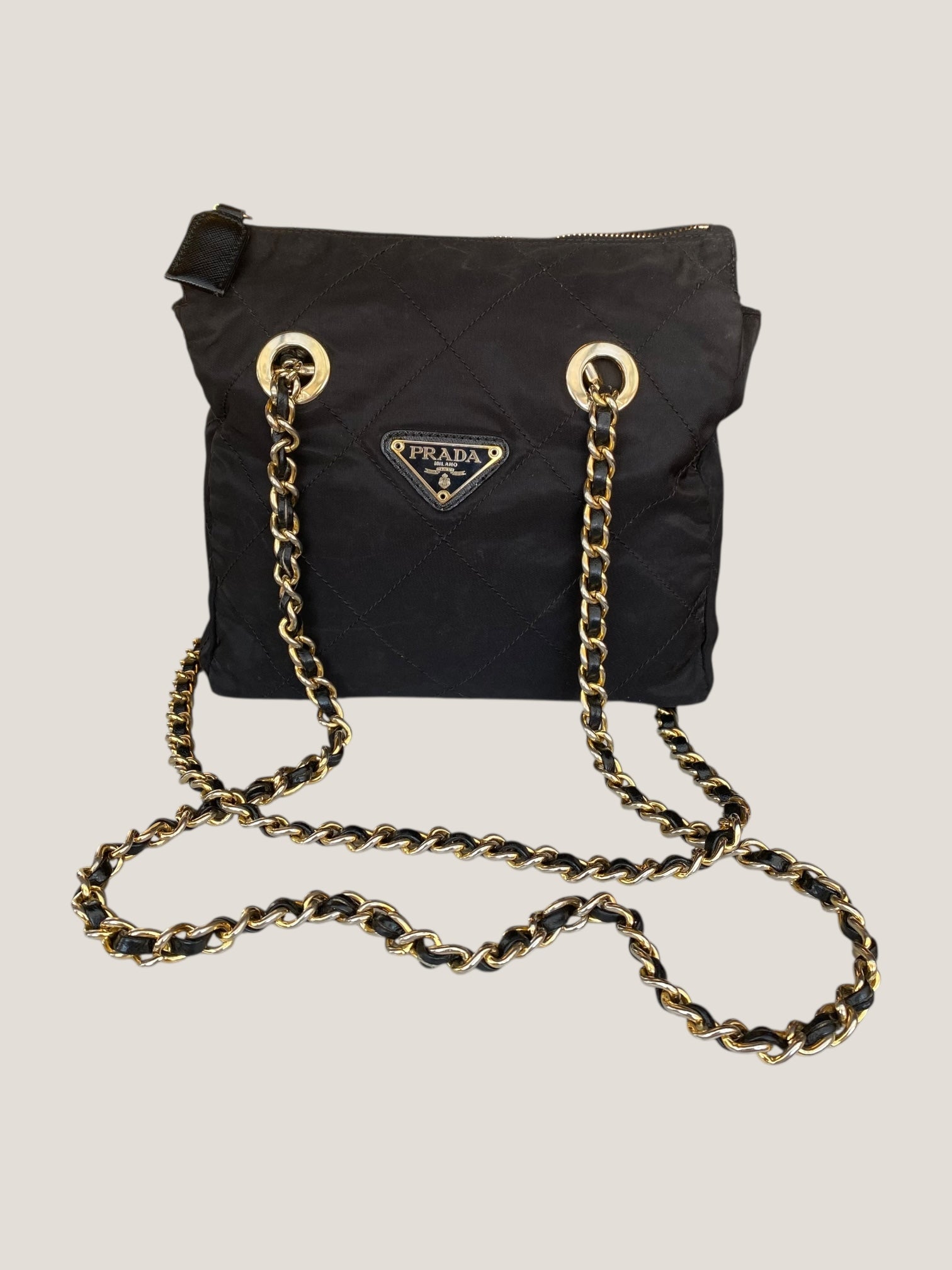 PRADA Tessuto Impunturato nero