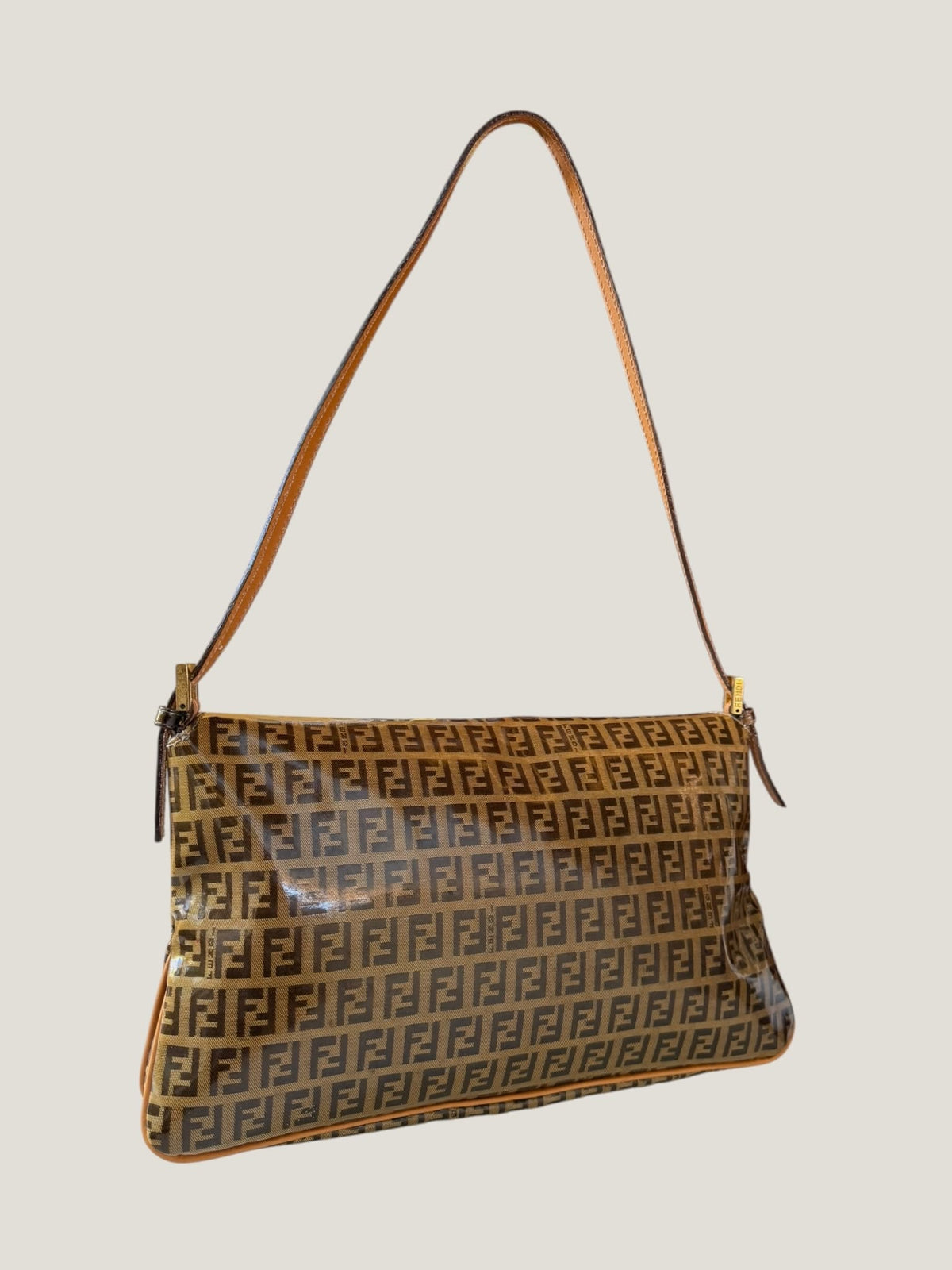 Fendi Zucchino Crystal Double Flap
