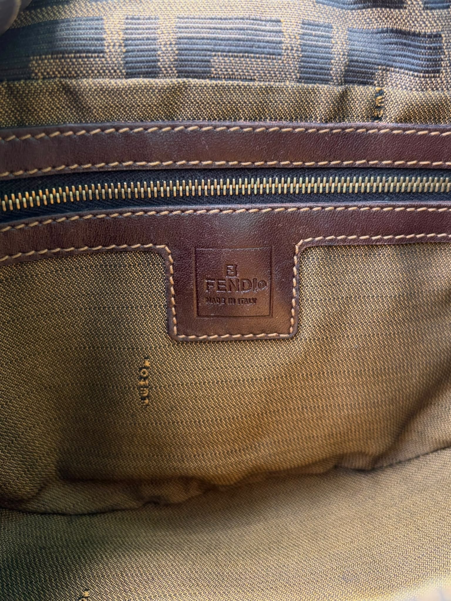 Fendi Baguette Zucca Hobo