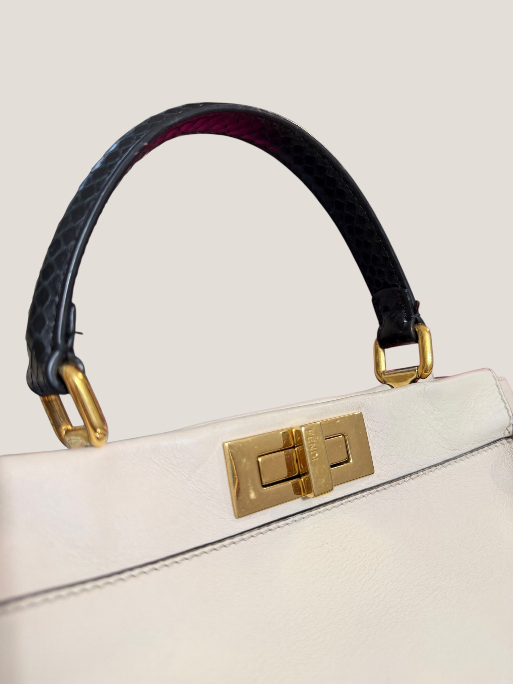 Fendi Peekaboo ISeeU Python Handle
