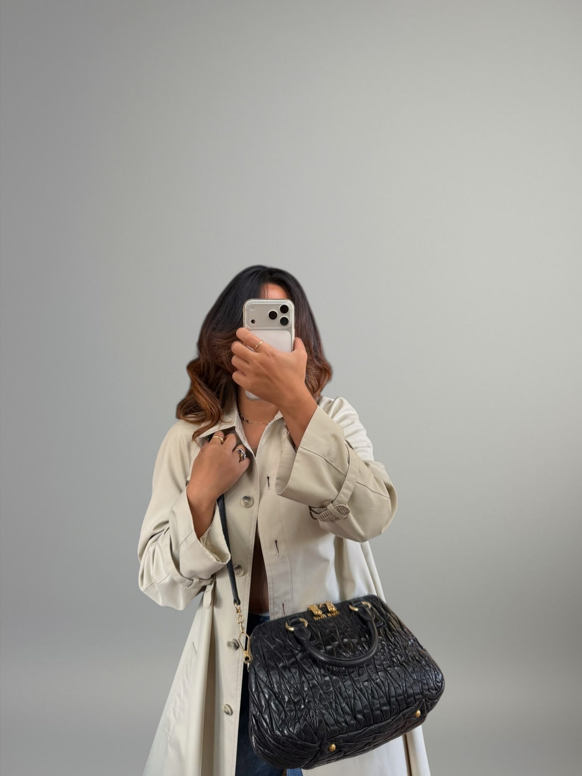 Miu Miu Matelassé Bauletto