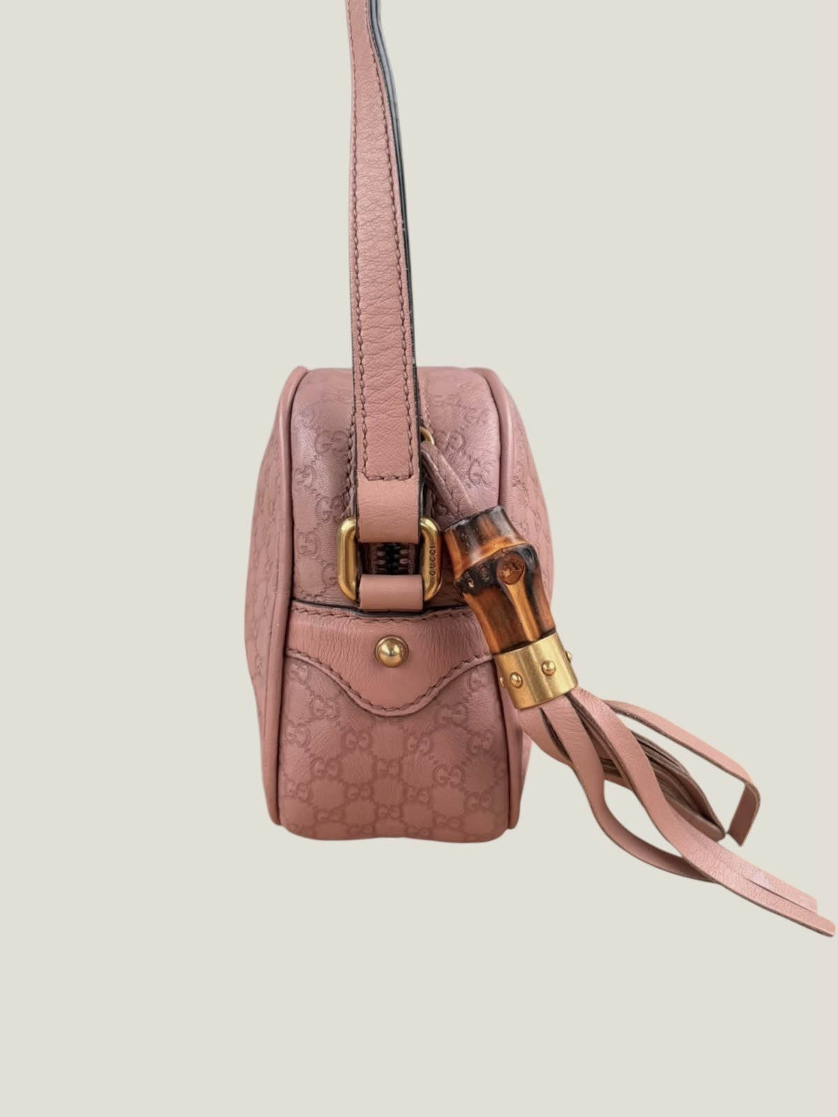 Gucci Microguccissima Bamboo Tassel