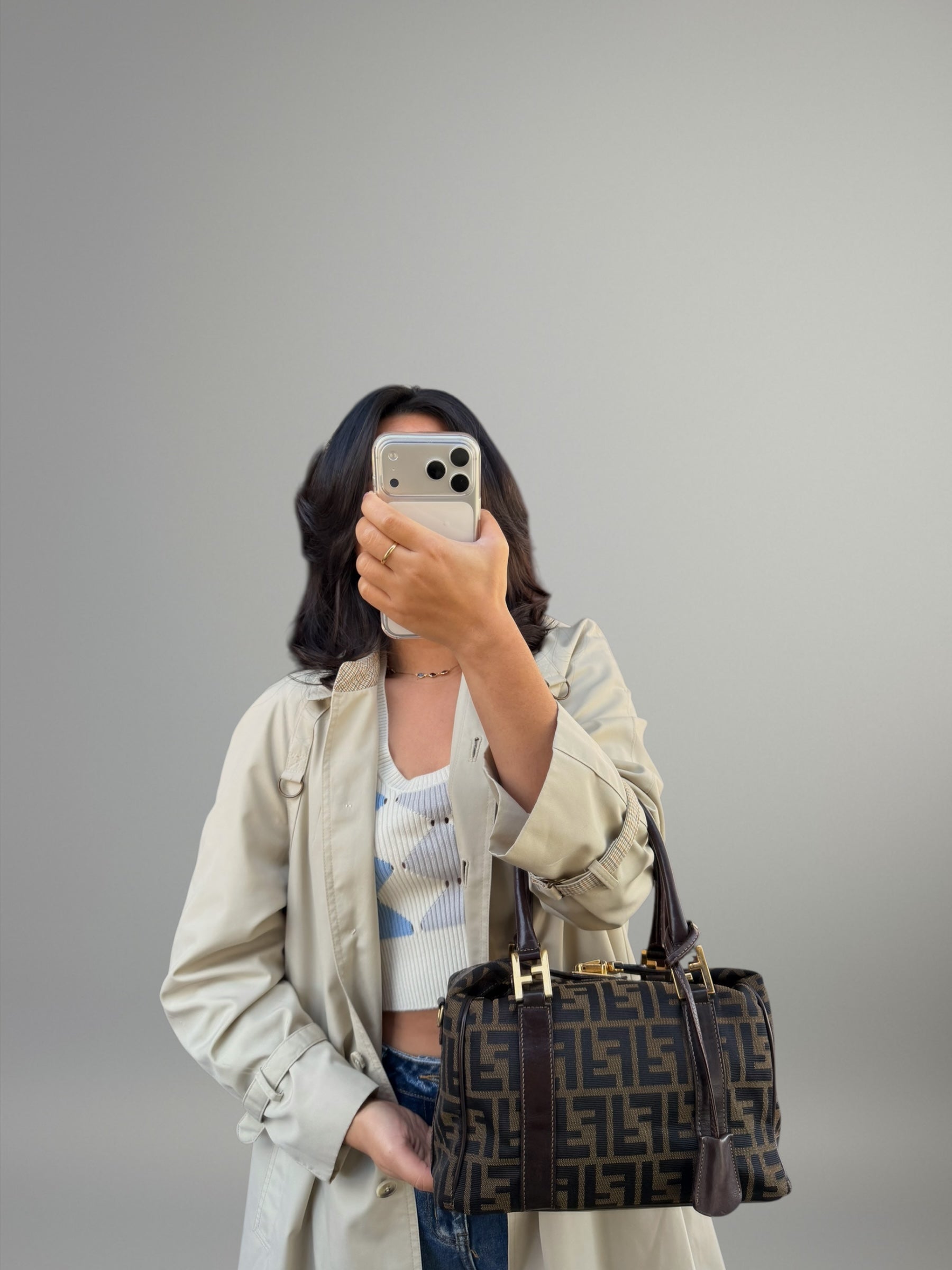 Fendi Bauletto Zucca