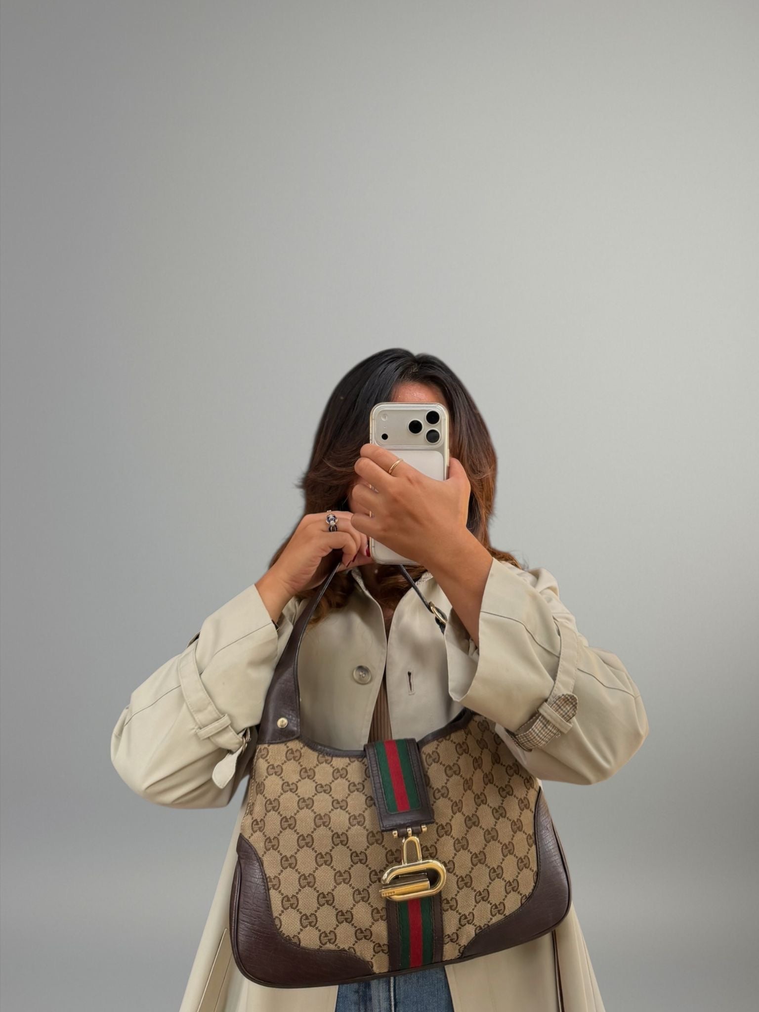 Gucci Jackie Web GG Canvas