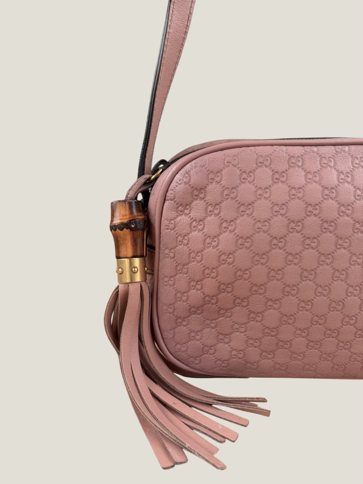Gucci Microguccissima Bamboo Tassel