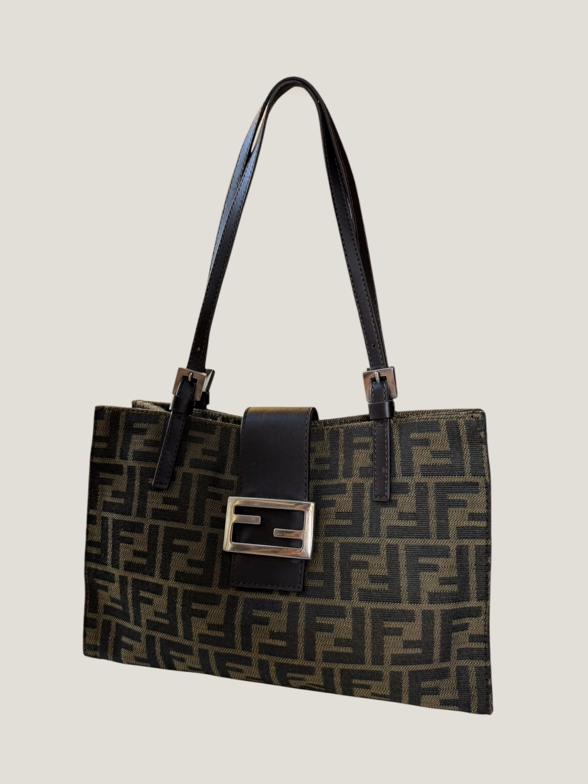 Fendi Baguette Zucca Tote