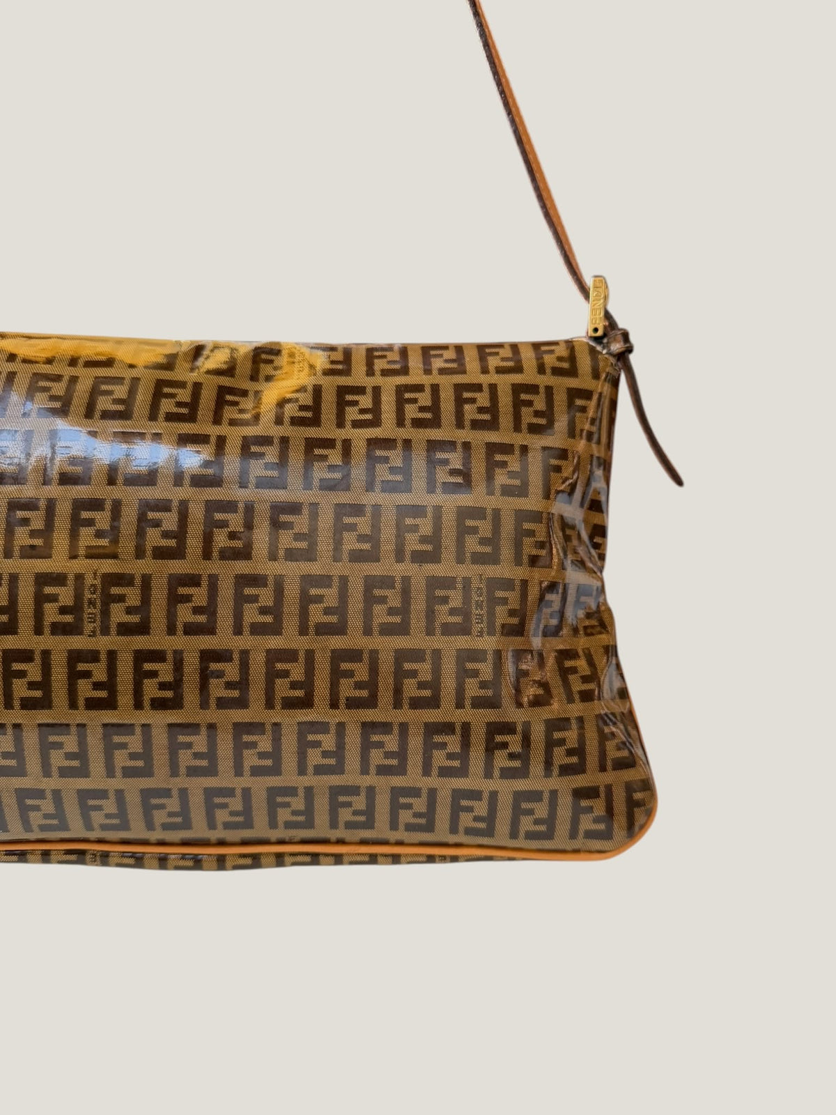 Fendi Zucchino Crystal Double Flap