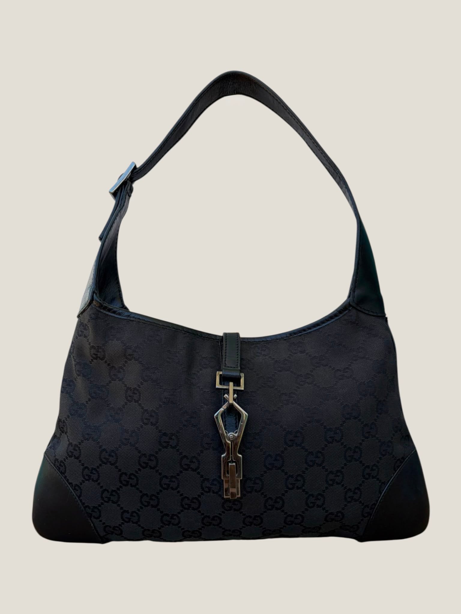Gucci Jackie GG Canvas Nero
