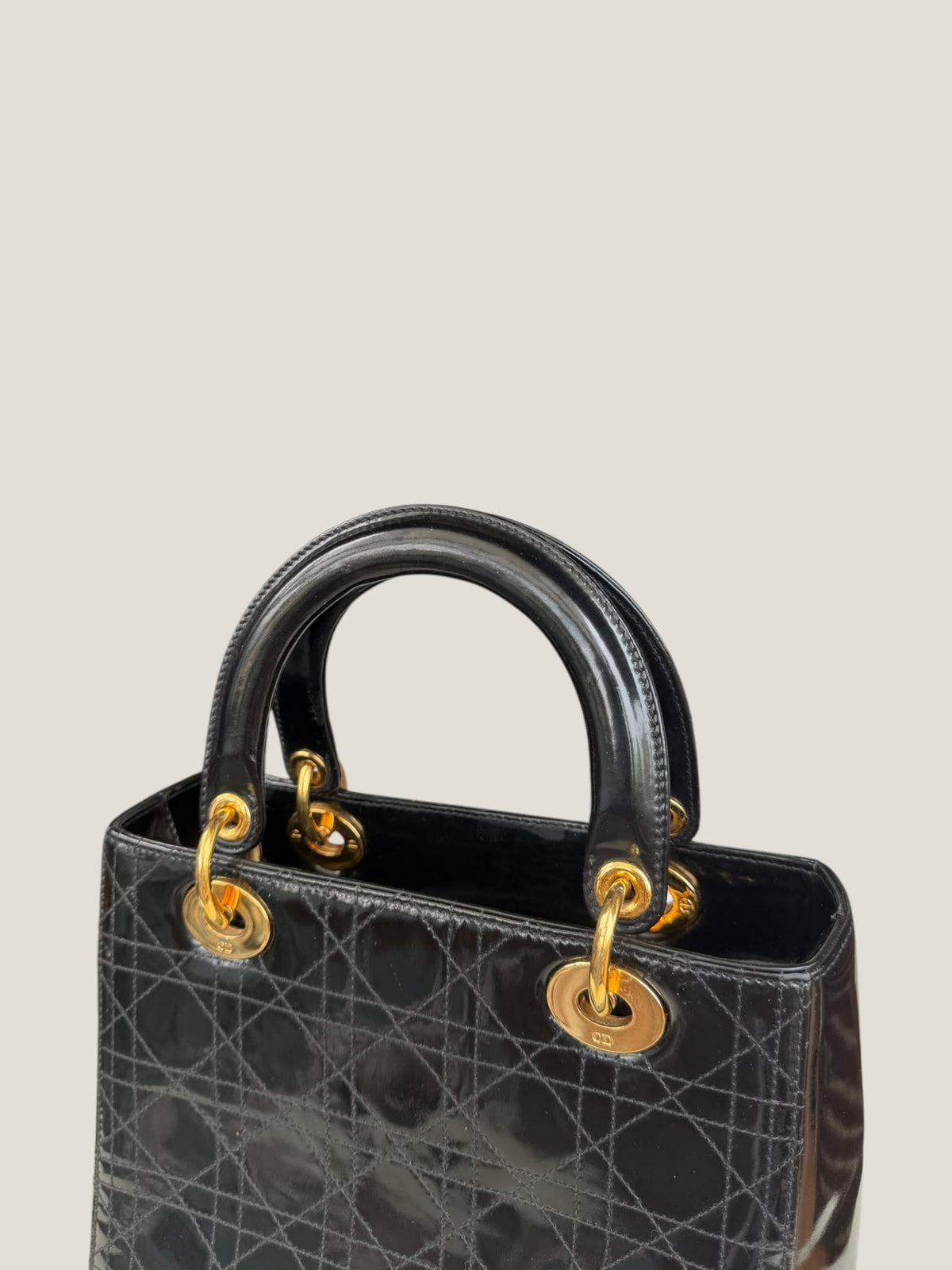 Lady Dior Vernice Nera