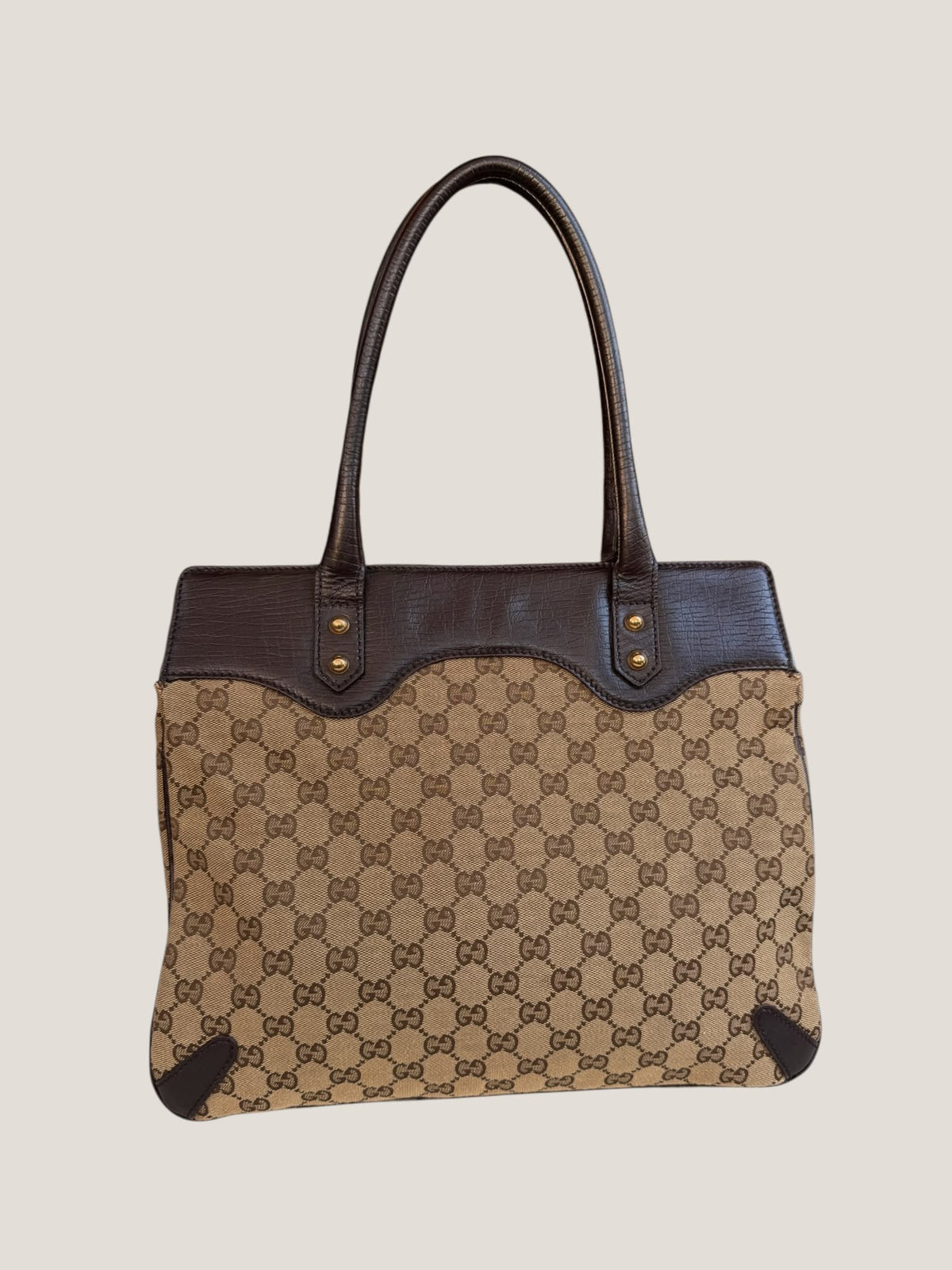 Gucci Horsebit Tote GG