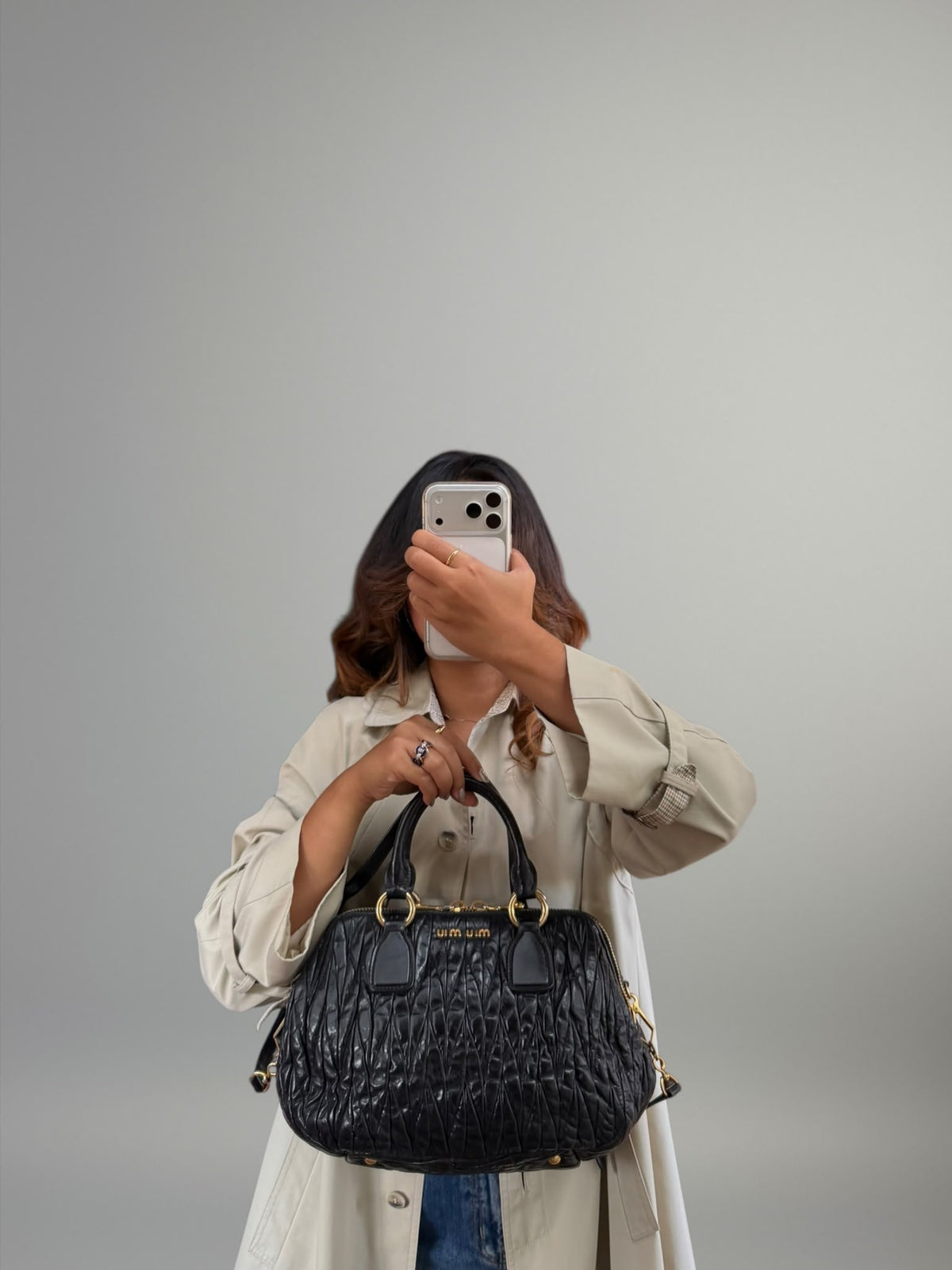 Miu Miu Matelassé Bauletto
