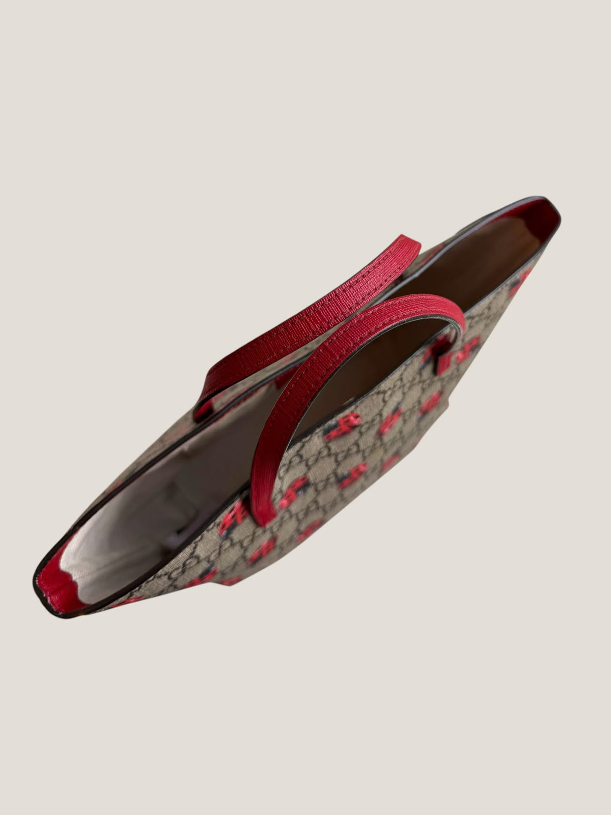 Gucci GG Supreme Coccinelle Tote