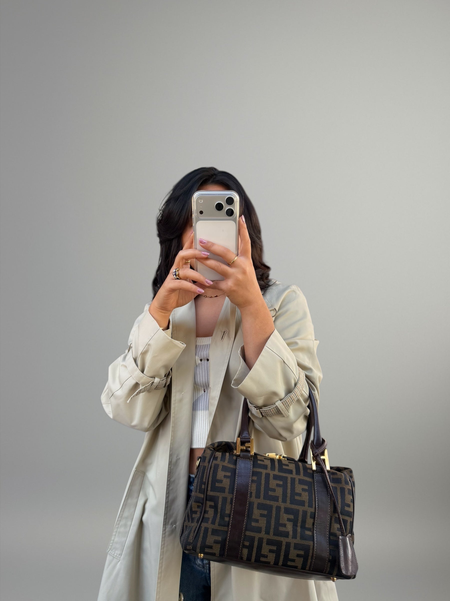 Fendi Bauletto Zucca